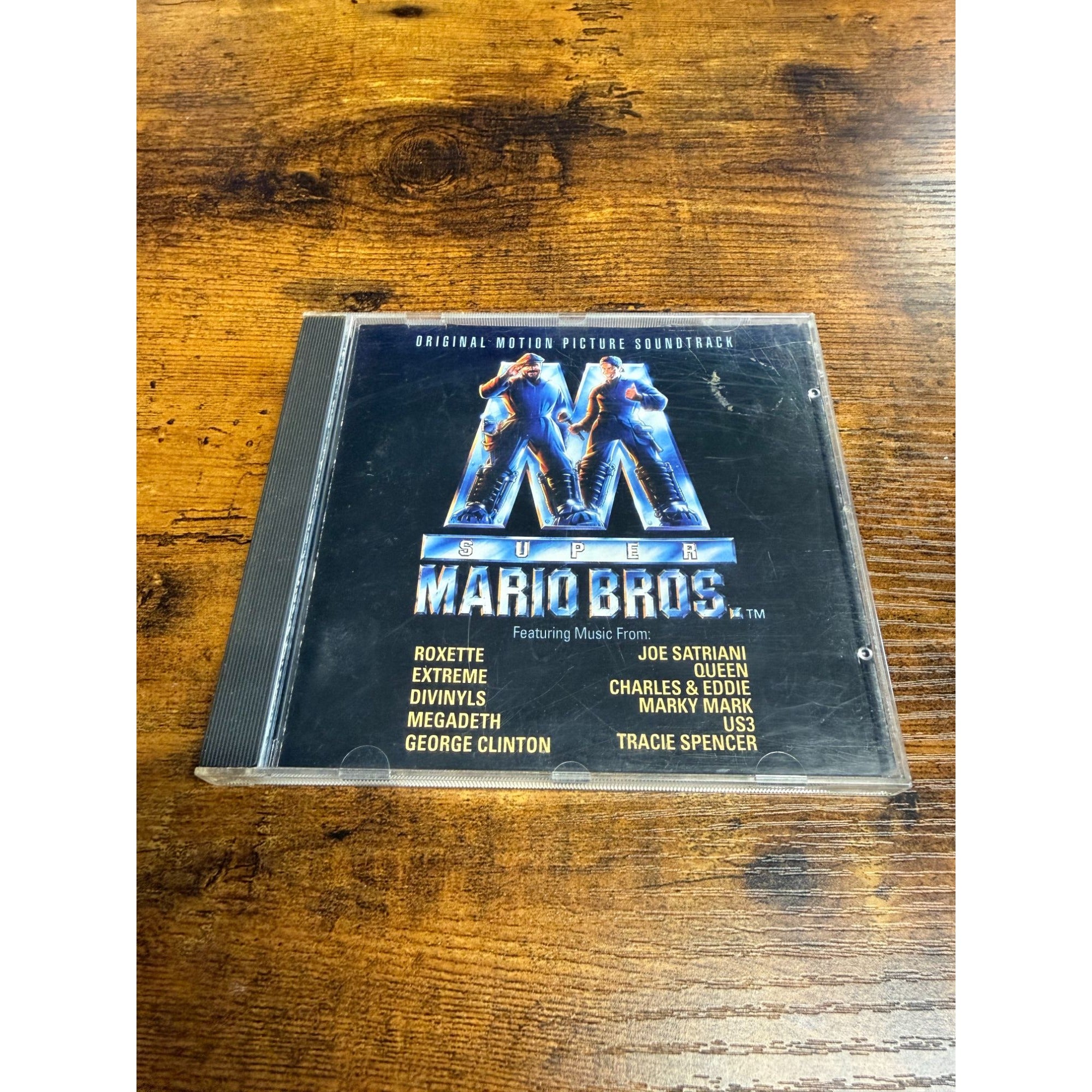 Vintage Super Mario Bros. Original Motion Picture Soundtrack CD 1993