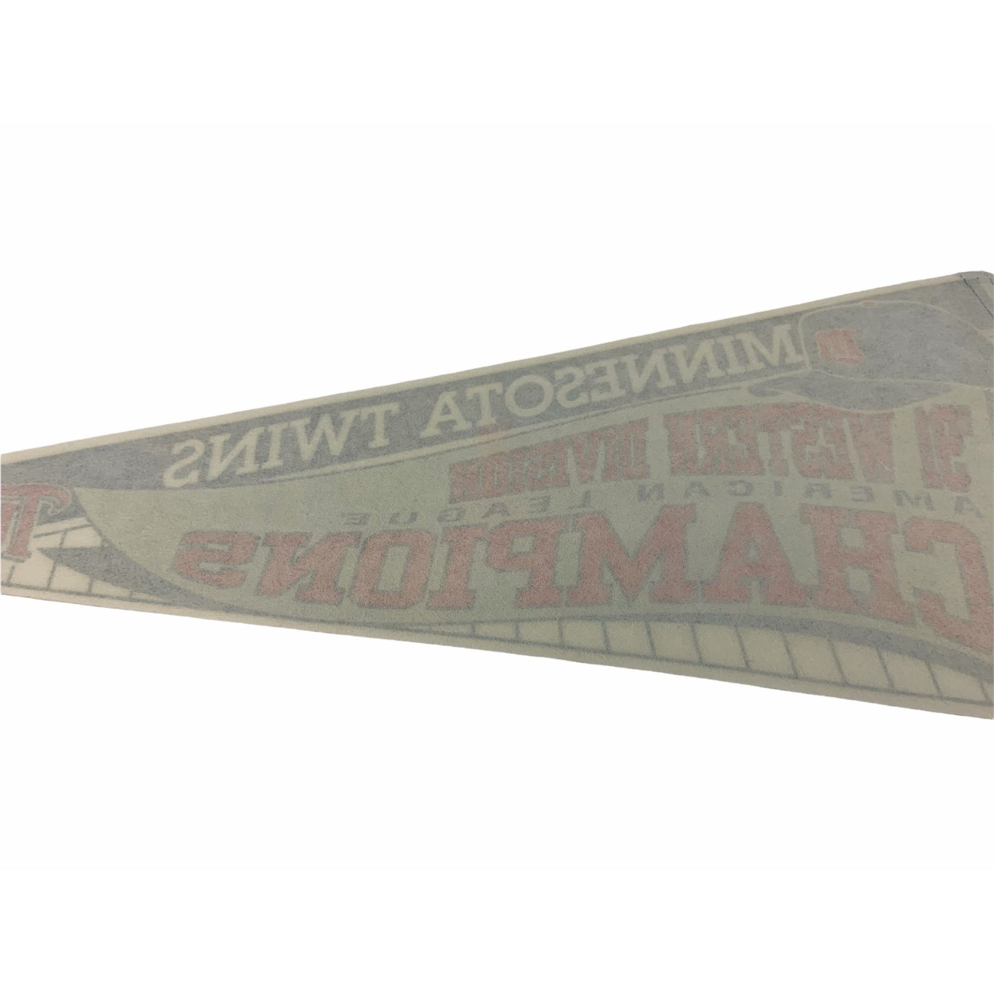 Vintage Minnesota Twins 1991 Western Division American League Champions pennant