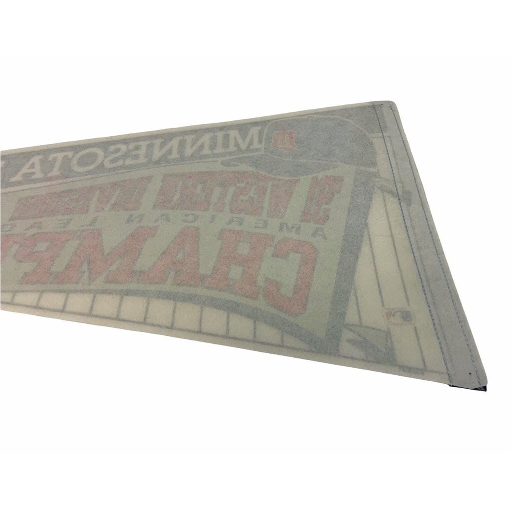 Vintage Minnesota Twins 1991 Western Division American League Champions pennant
