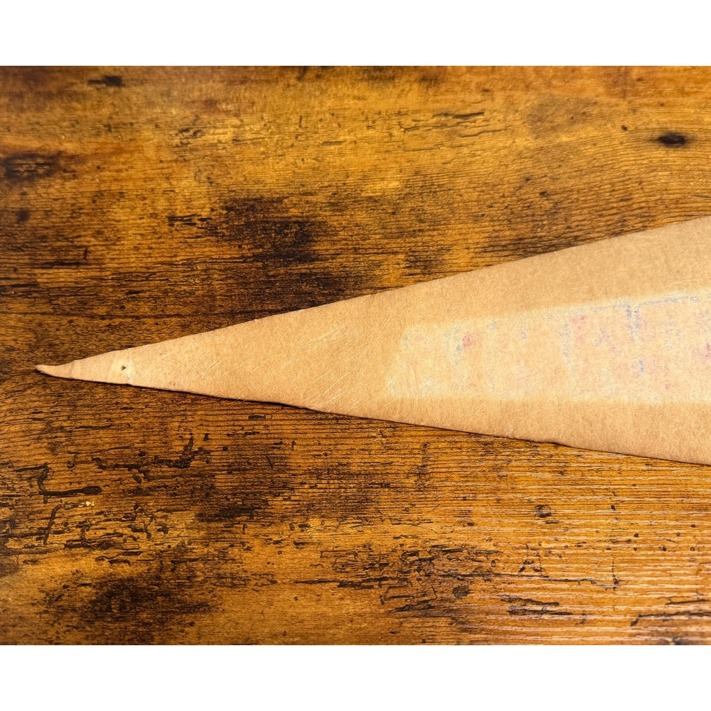 Vintage MLB California Angels pennant aged