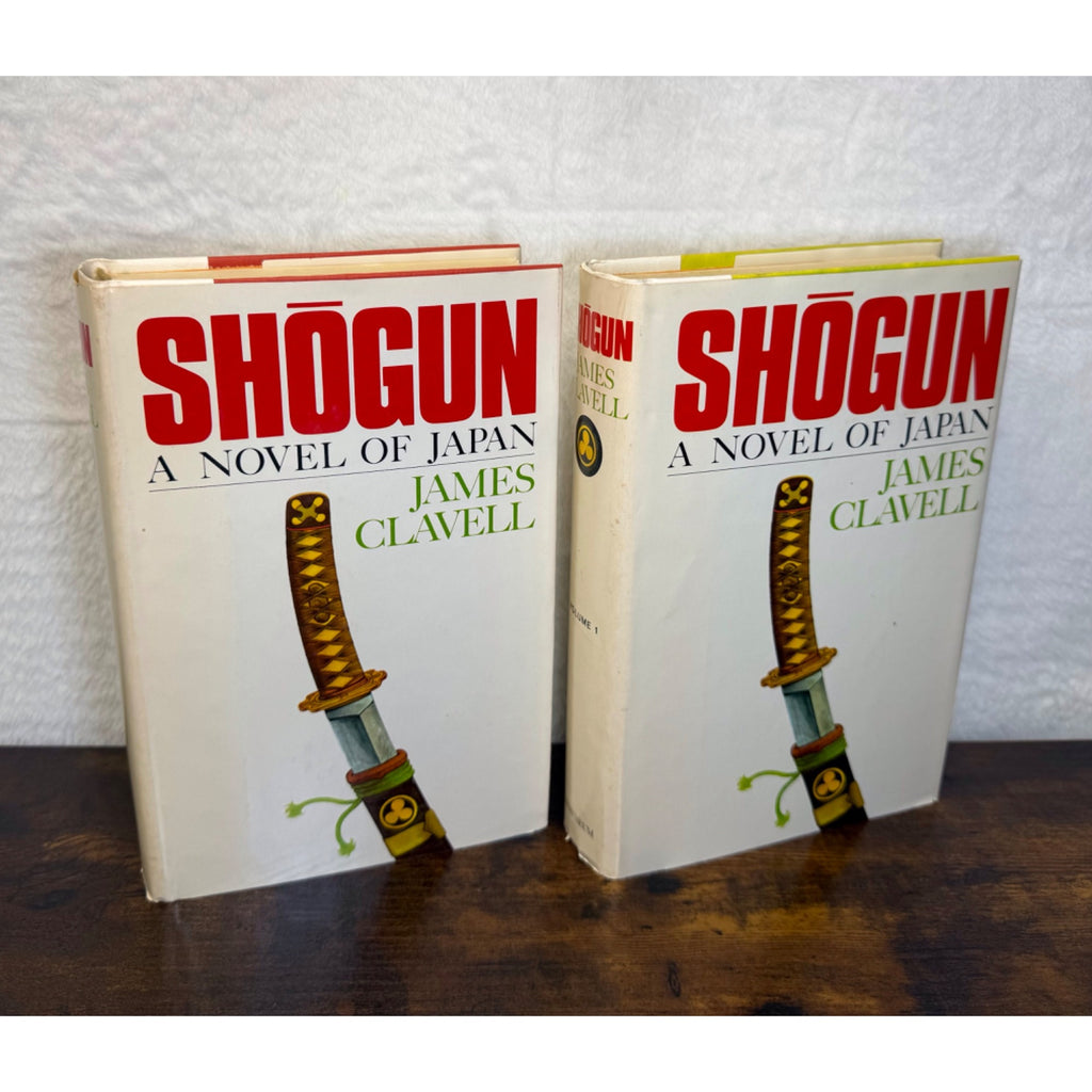 Shogun By James Clavell Hardcover 2 Volume Set With Dust Jackets