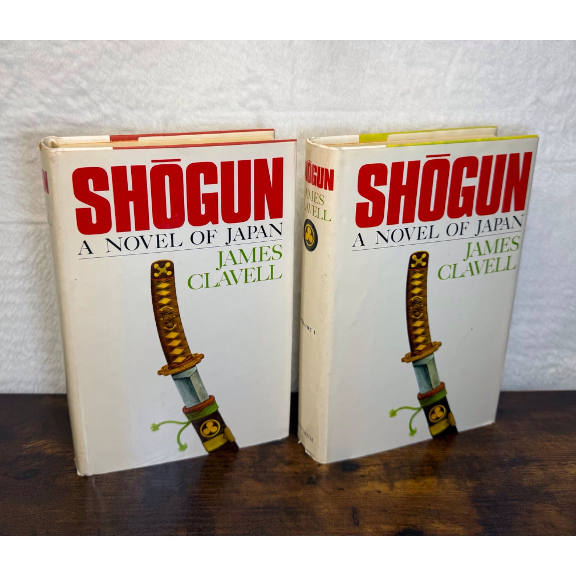Shogun By James Clavell Hardcover 2 Volume Set With Dust Jackets
