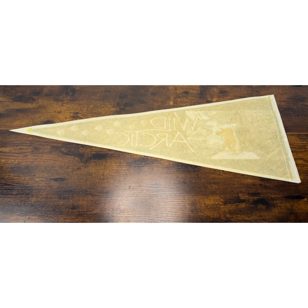 Vintage Wild Arctic Polar Bear Pennant