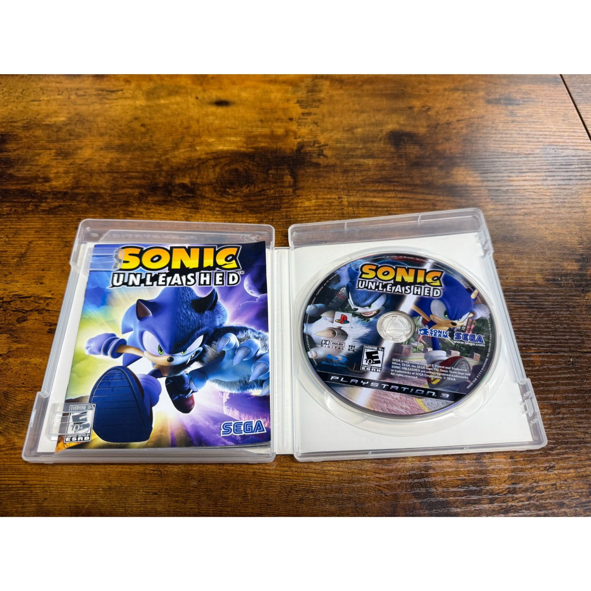 Sonic Unleashed For PlayStation 3 - Complete With Case & Manual