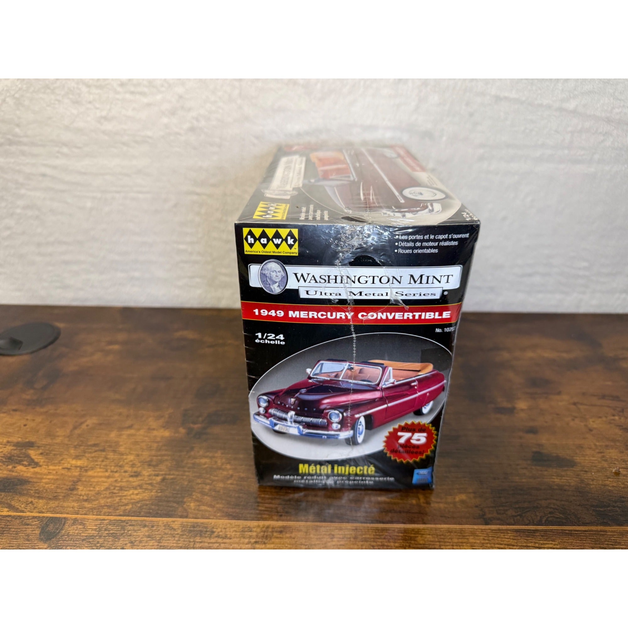 Washington Mint 1949 Mercury Convertible 1/24 Scale Diecast Model Kit Ages 12+