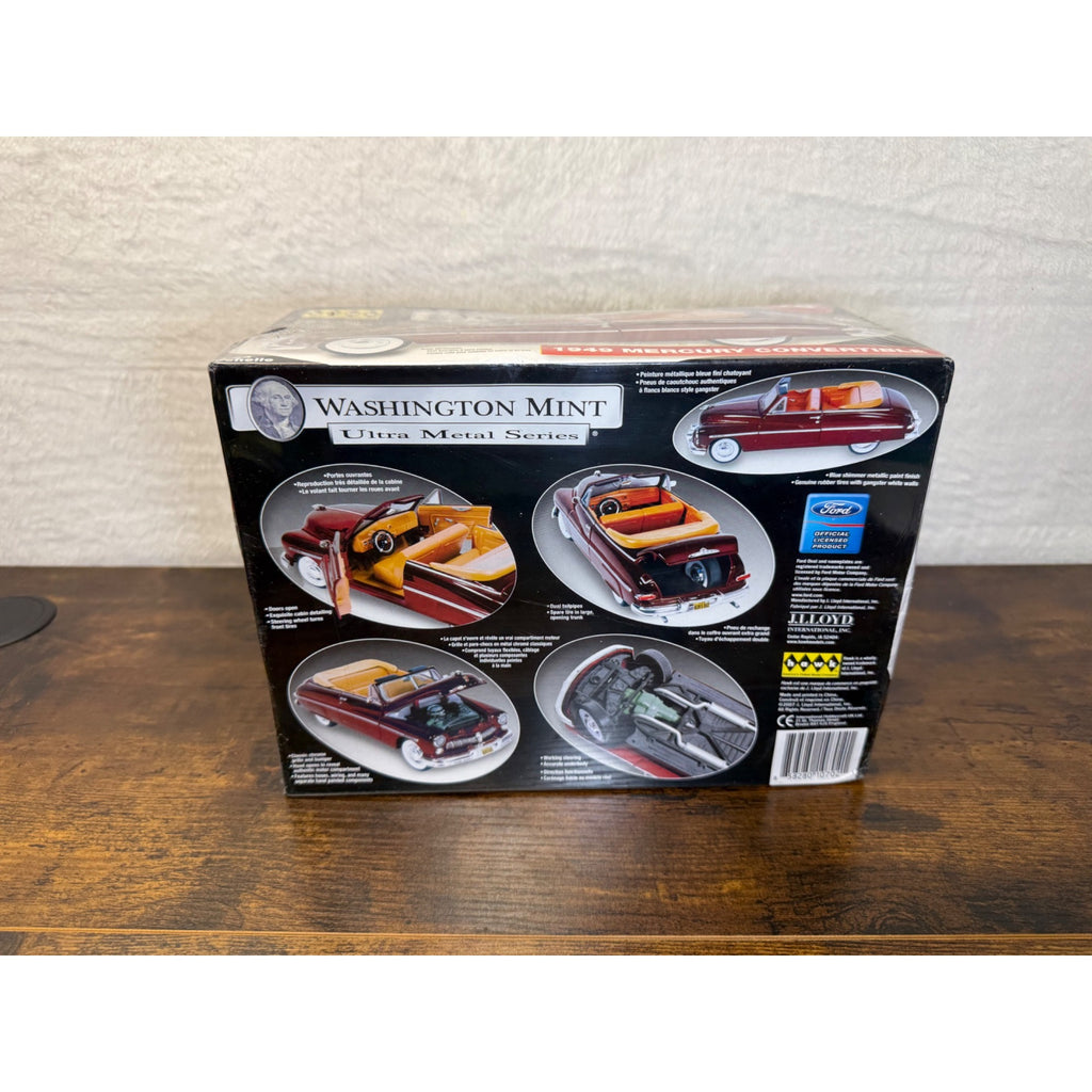 Washington Mint 1949 Mercury Convertible 1/24 Scale Diecast Model Kit Ages 12+