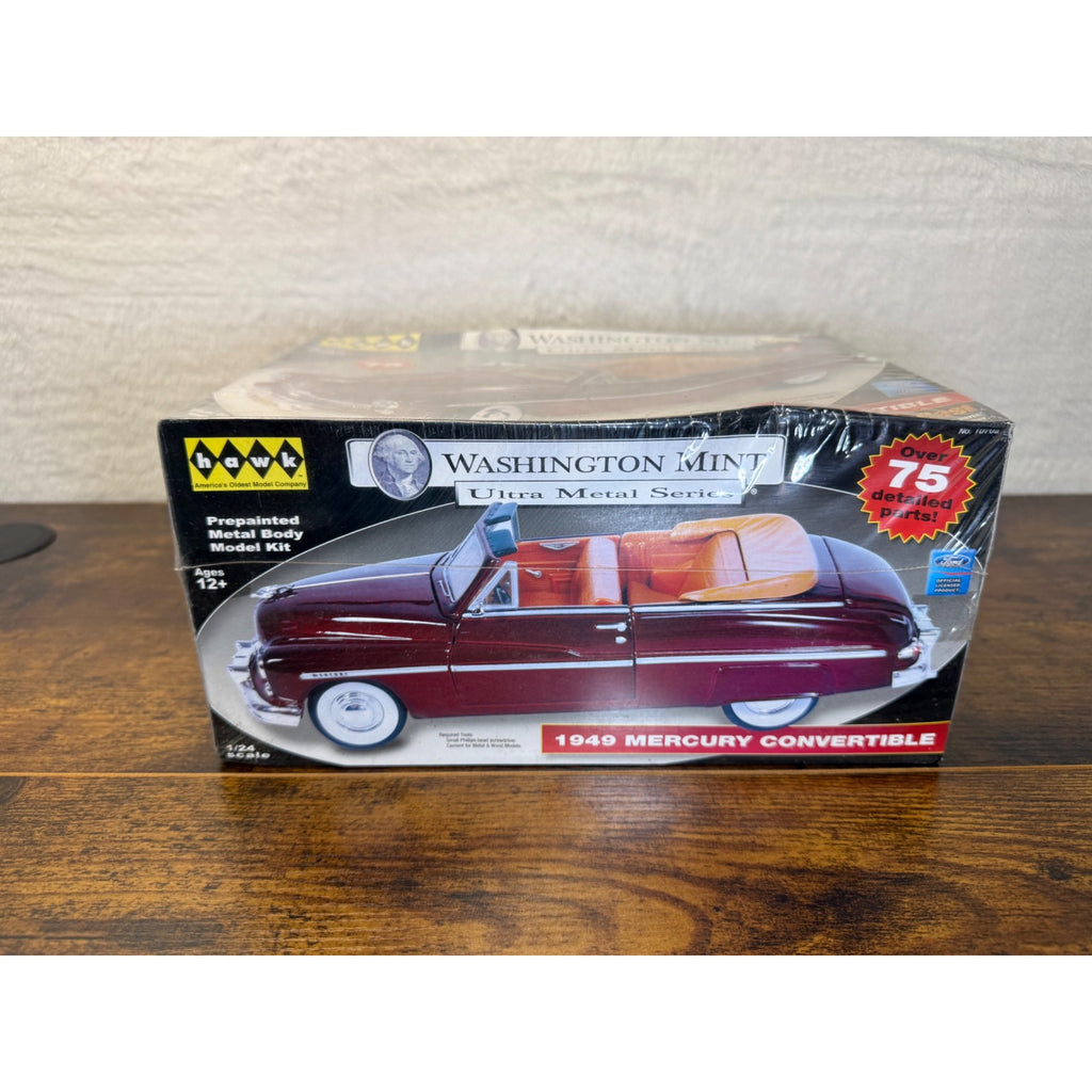 Washington Mint 1949 Mercury Convertible 1/24 Scale Diecast Model Kit Ages 12+