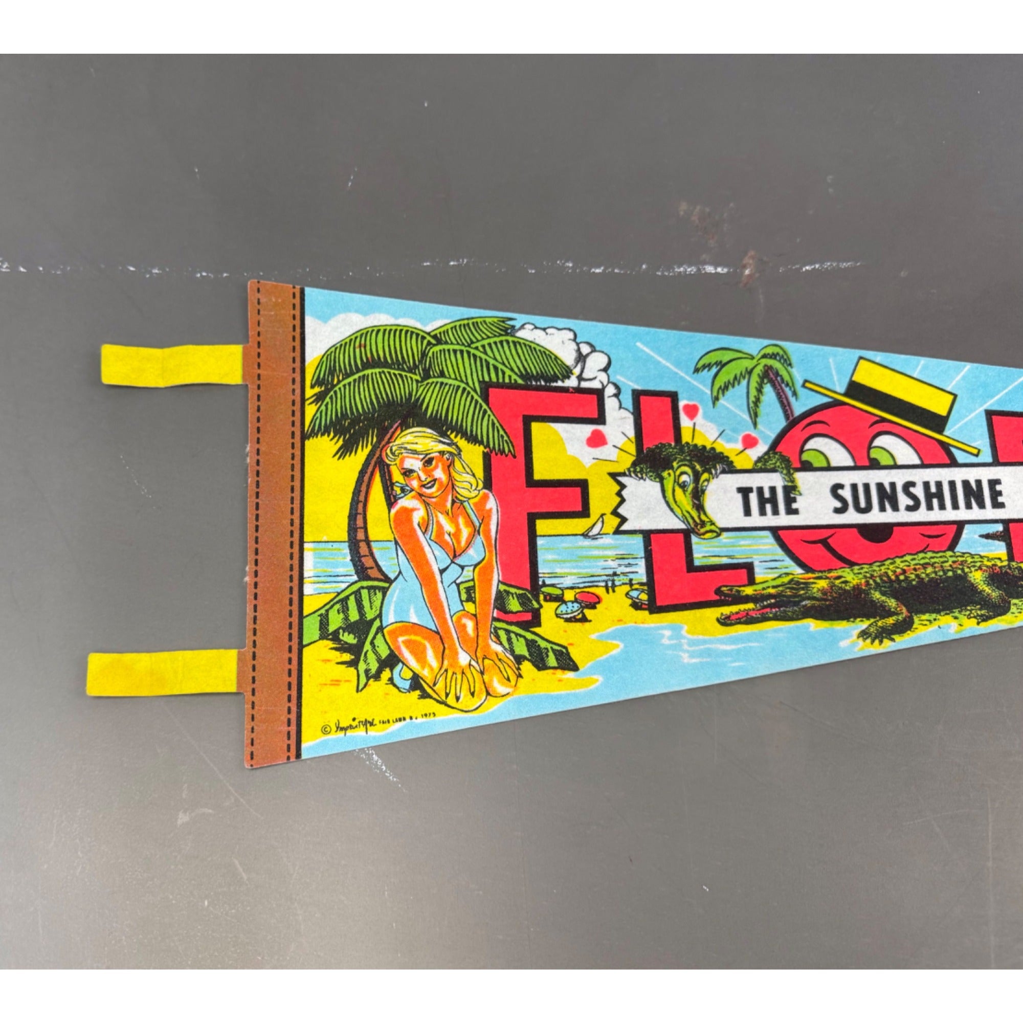 Vintage Florida “The Sunshine State” pennant