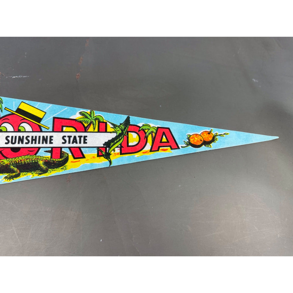 Vintage Florida “The Sunshine State” pennant