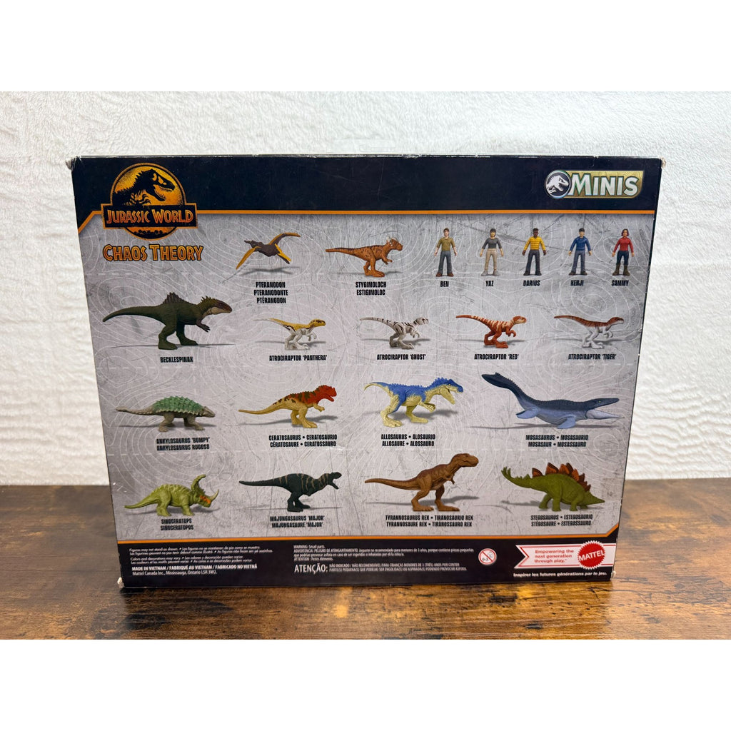 Jurassic World Chaos Theory Mini Figures Set Of 20 By Mattel Netflix Series