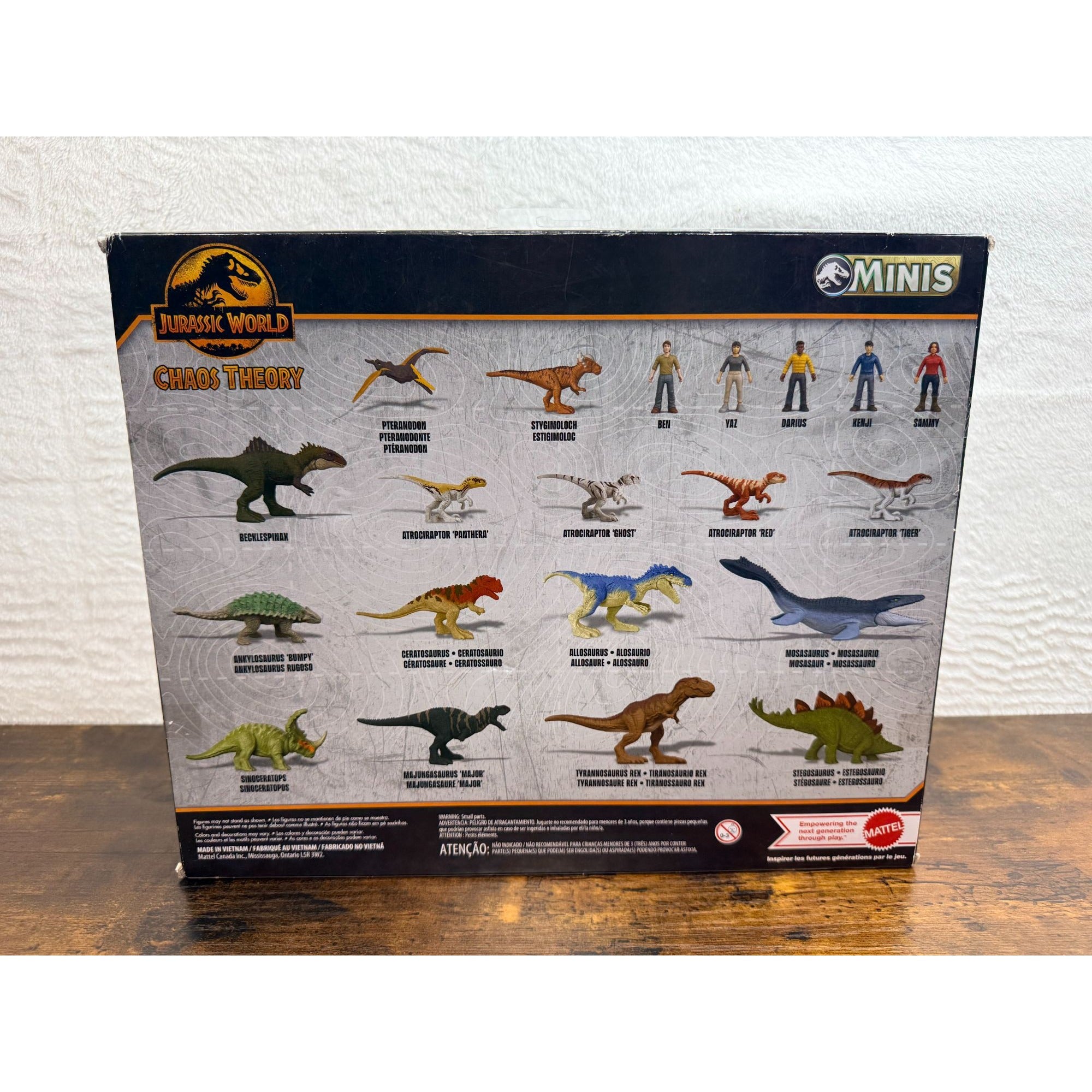 Jurassic World Chaos Theory Mini Figures Set Of 20 By Mattel Netflix Series