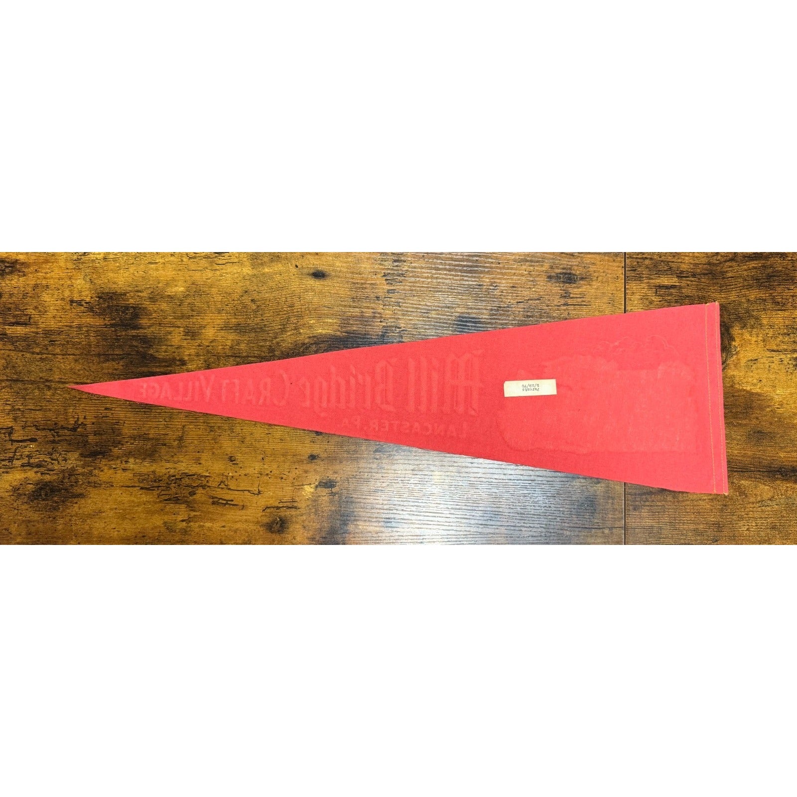 Vintage Mill Bridge Craft Village Lancaster, PA pennant