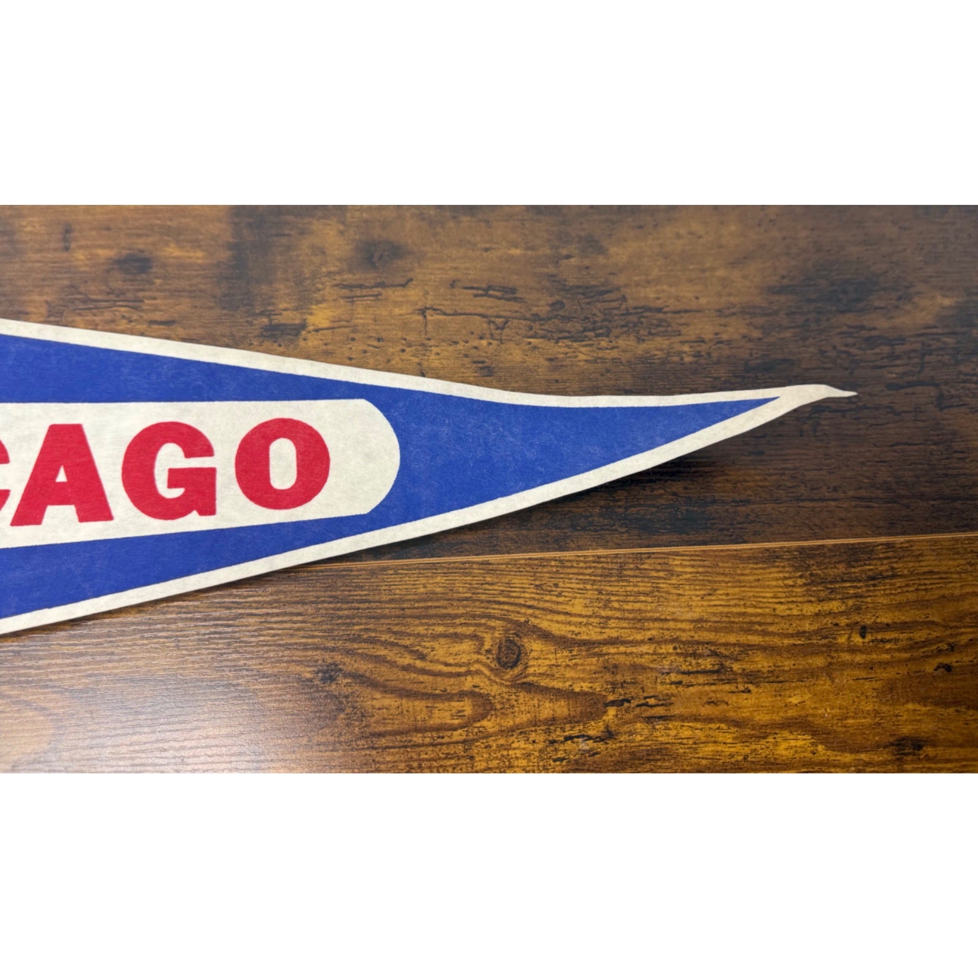 Chicago Cubs MLB Vintage Felt Pennant Logo Sports Memorabilia 30 inches