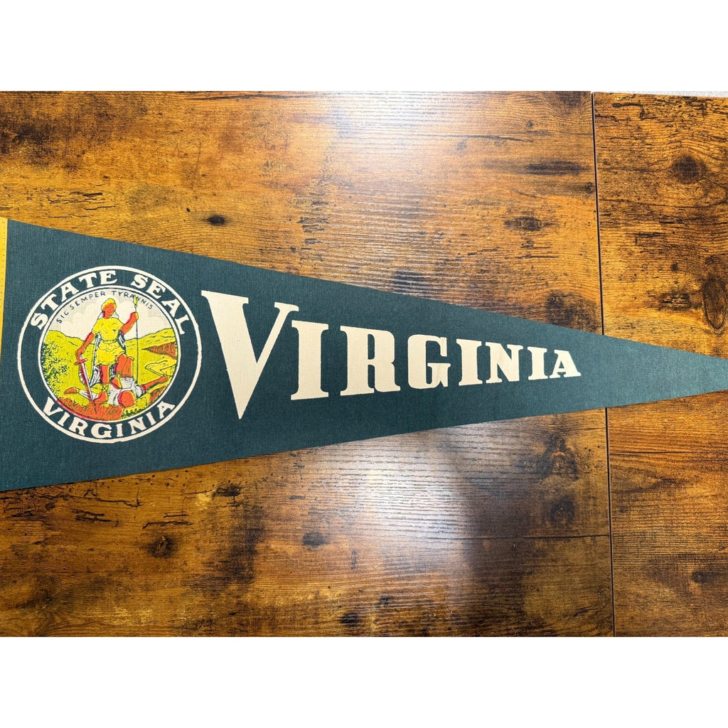 Vintage Virginia State Seal pennant