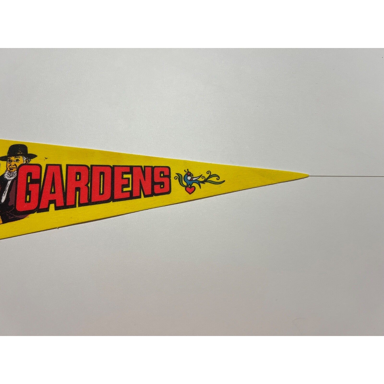 Vintage Rockome Gardens Arcola, Illinois pennant