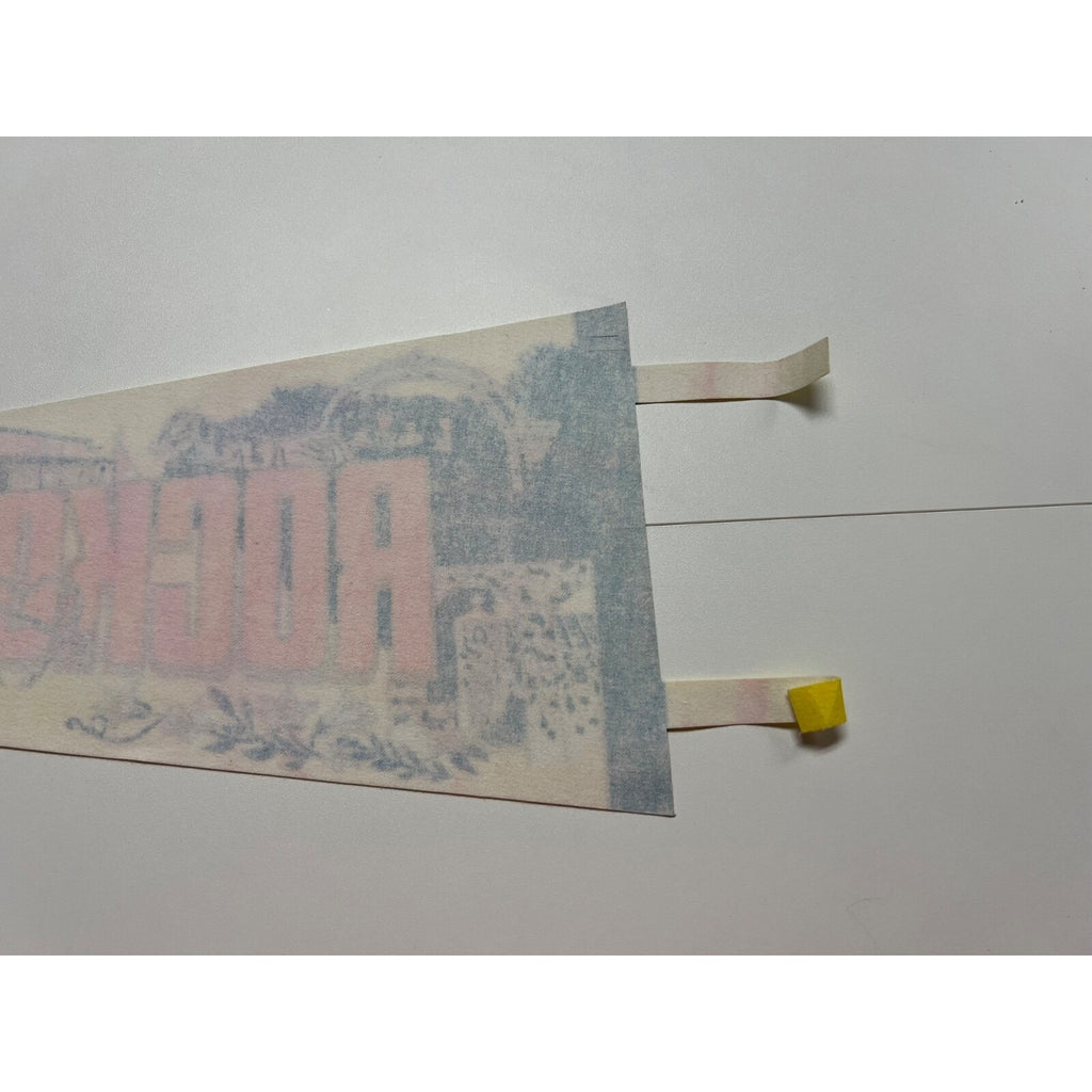 Vintage Rockome Gardens Arcola, Illinois pennant