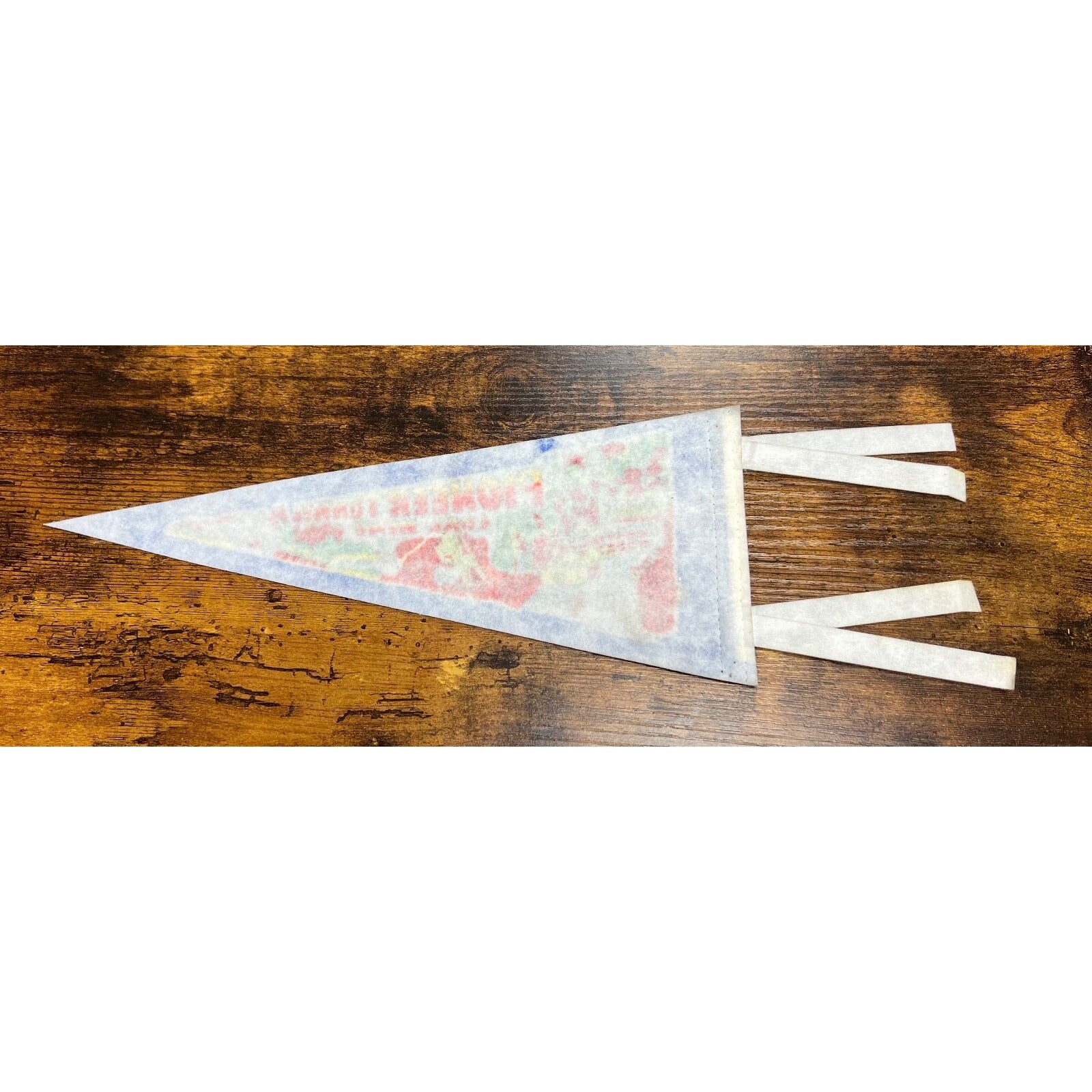 Vintage Pioneer Tunnel Coal Mine souvenir pennant