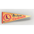 Vintage MLB St. Louis Cardinals pennant aged