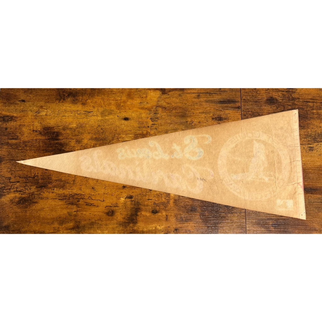 Vintage MLB St. Louis Cardinals pennant aged