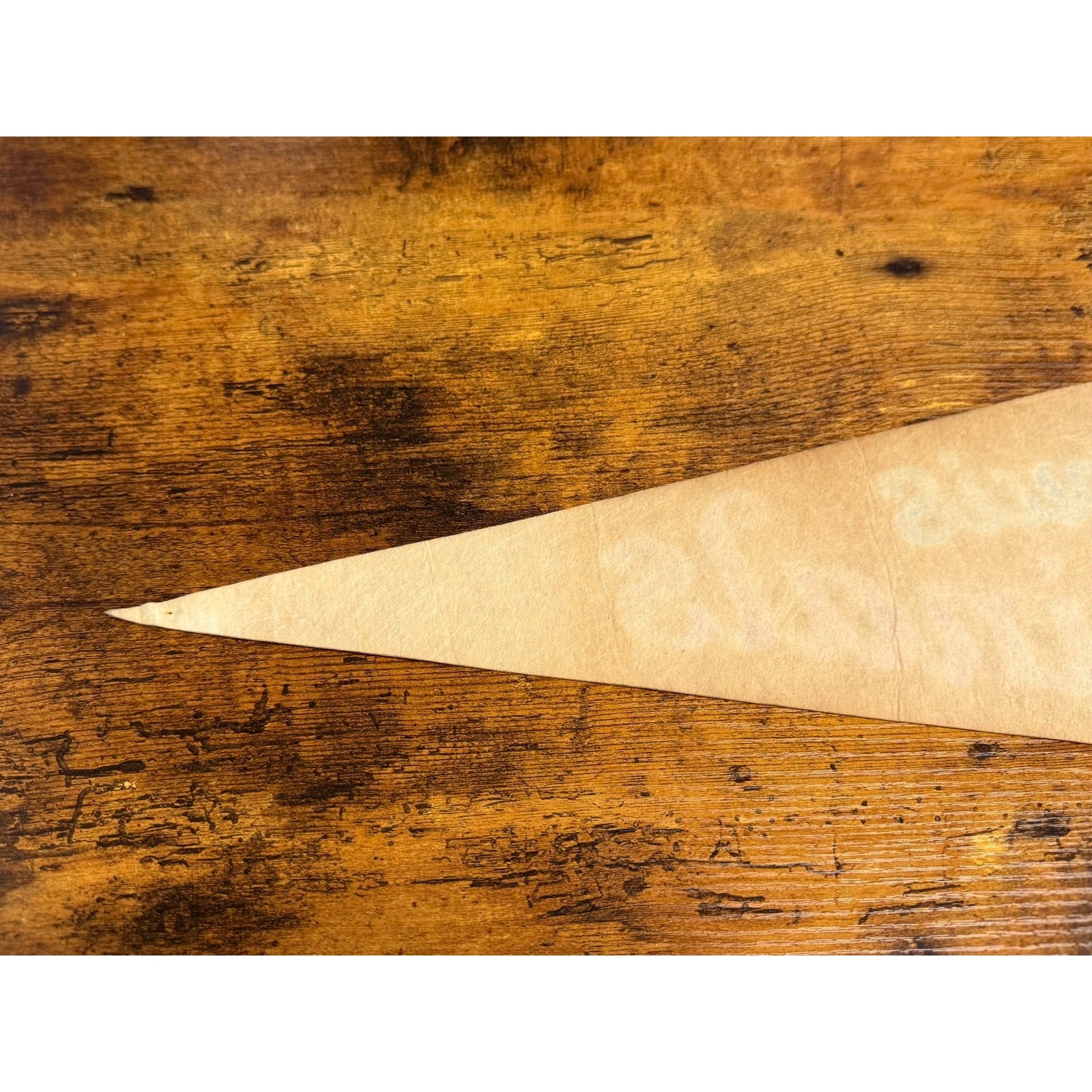 Vintage MLB St. Louis Cardinals pennant aged