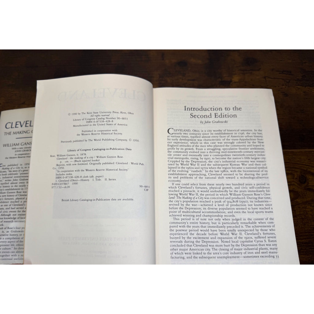 Cleveland: The Making Of A City By William Ganson Rose Hardcover