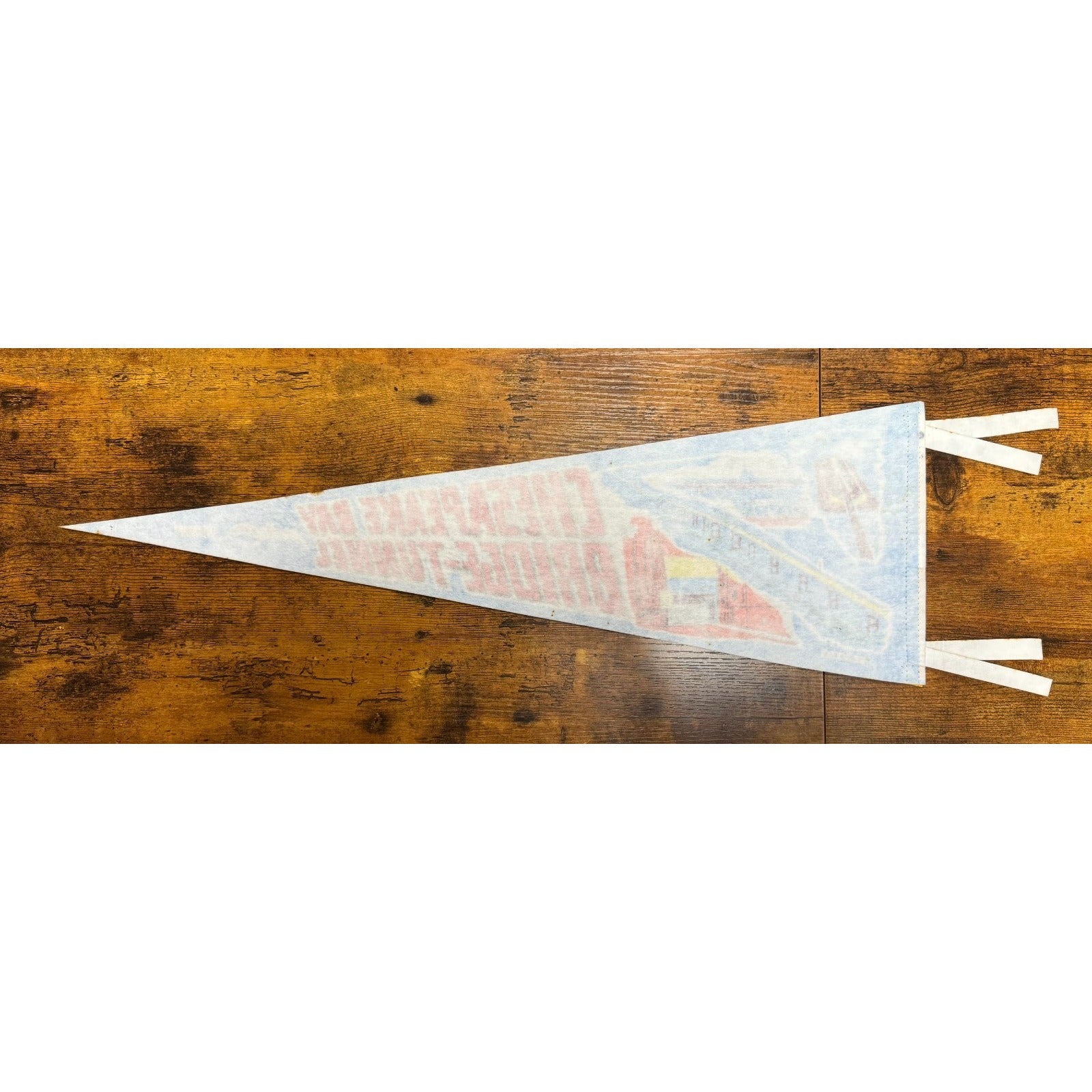 Vintage Chesapeake Bay Bridge-Tunnel, VA pennant Made in USA