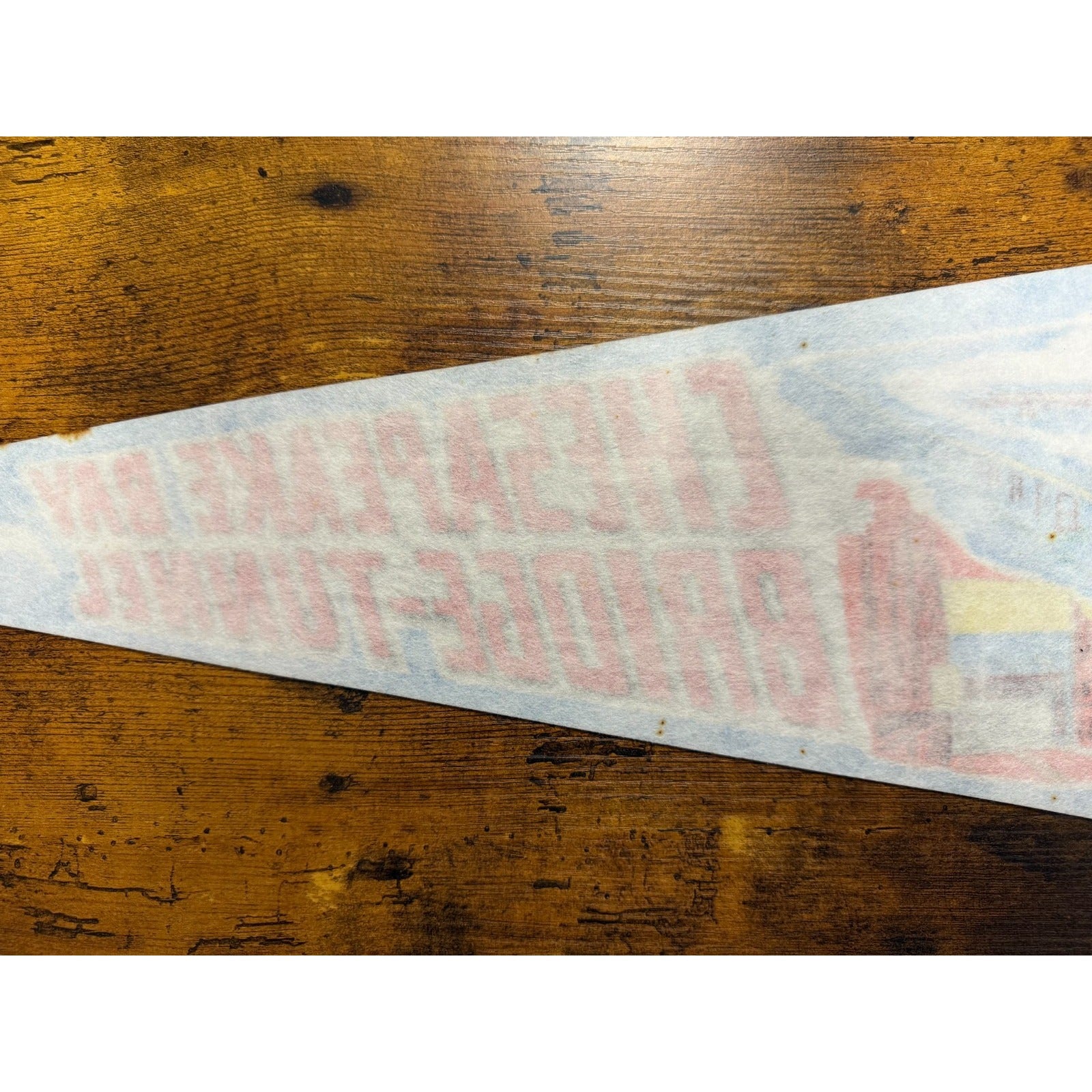 Vintage Chesapeake Bay Bridge-Tunnel, VA pennant Made in USA