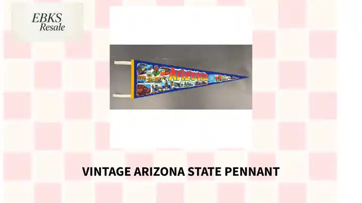 Vintage Arizona state pennant by@Outfy