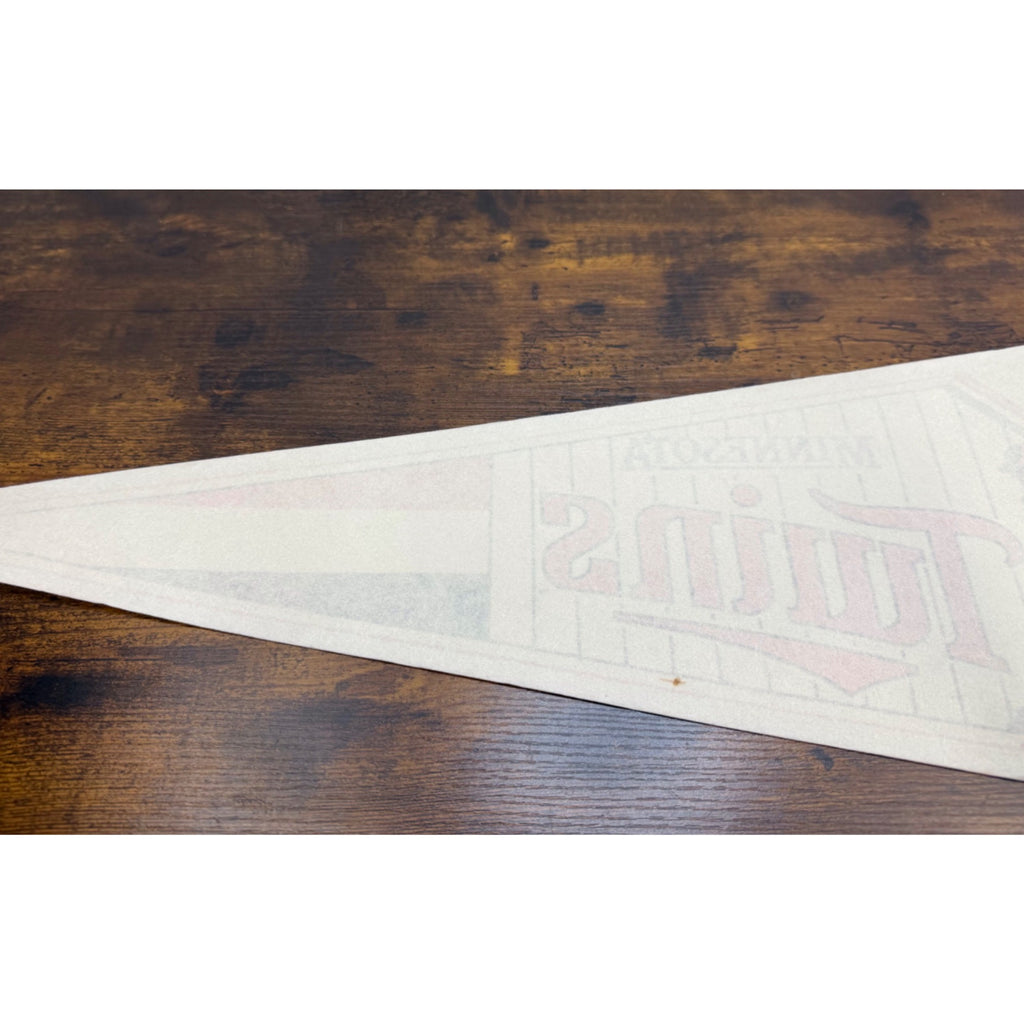 Vintage Minnesota Twins MLB Baseball Felt Pennant 30 inches