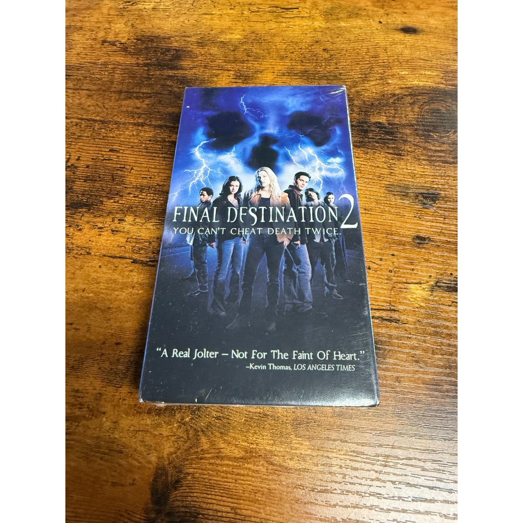 Final Destination & Final Destination 2 Rare Collectible VHS Set 2006 Edition In Shrink Wrap