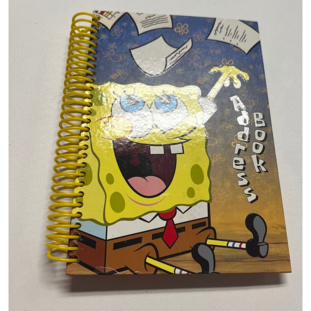 SpongeBob SquarePants Vintage Address Book Nickelodeon 2004 Patrick