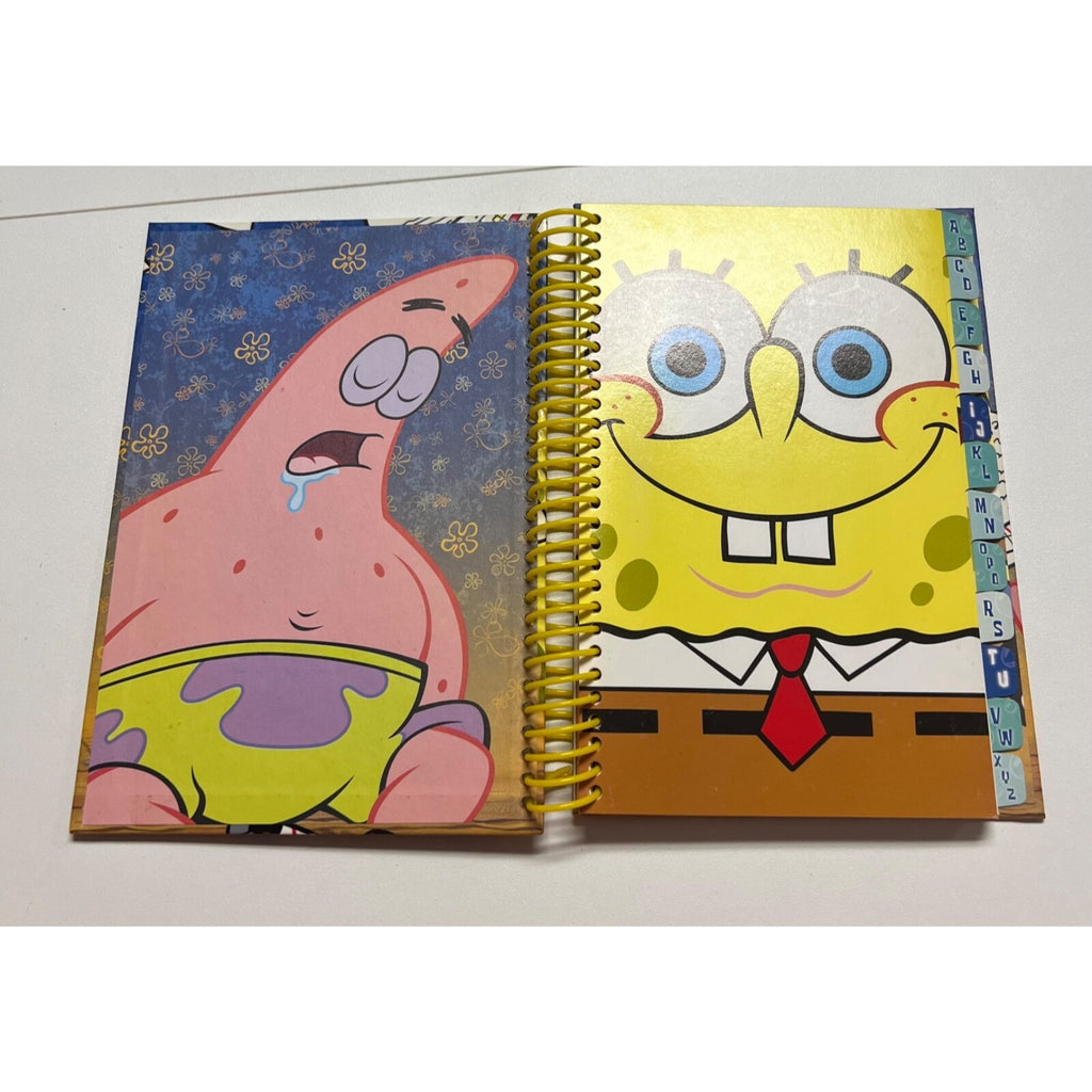 SpongeBob SquarePants Vintage Address Book Nickelodeon 2004 Patrick