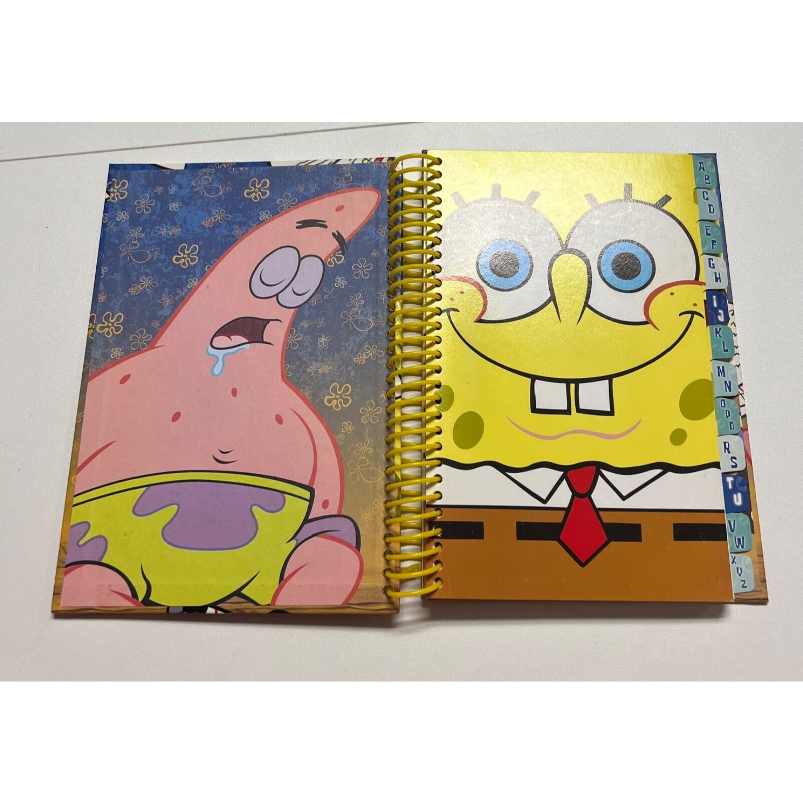 SpongeBob SquarePants Vintage Address Book Nickelodeon 2004 Patrick