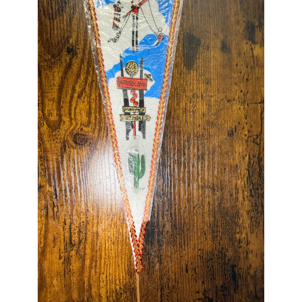 Vintage South Of The Border Pennant South Carolina With Original Packaging