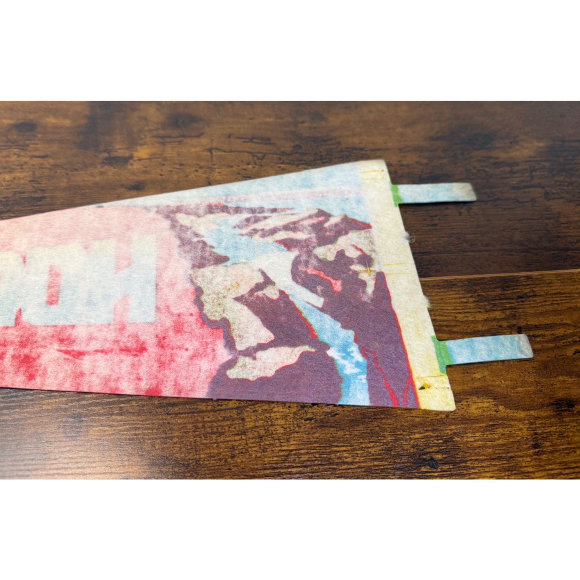 Vintage Hoover Dam Souvenir Pennant Featuring Scenic Artwork 25 inches