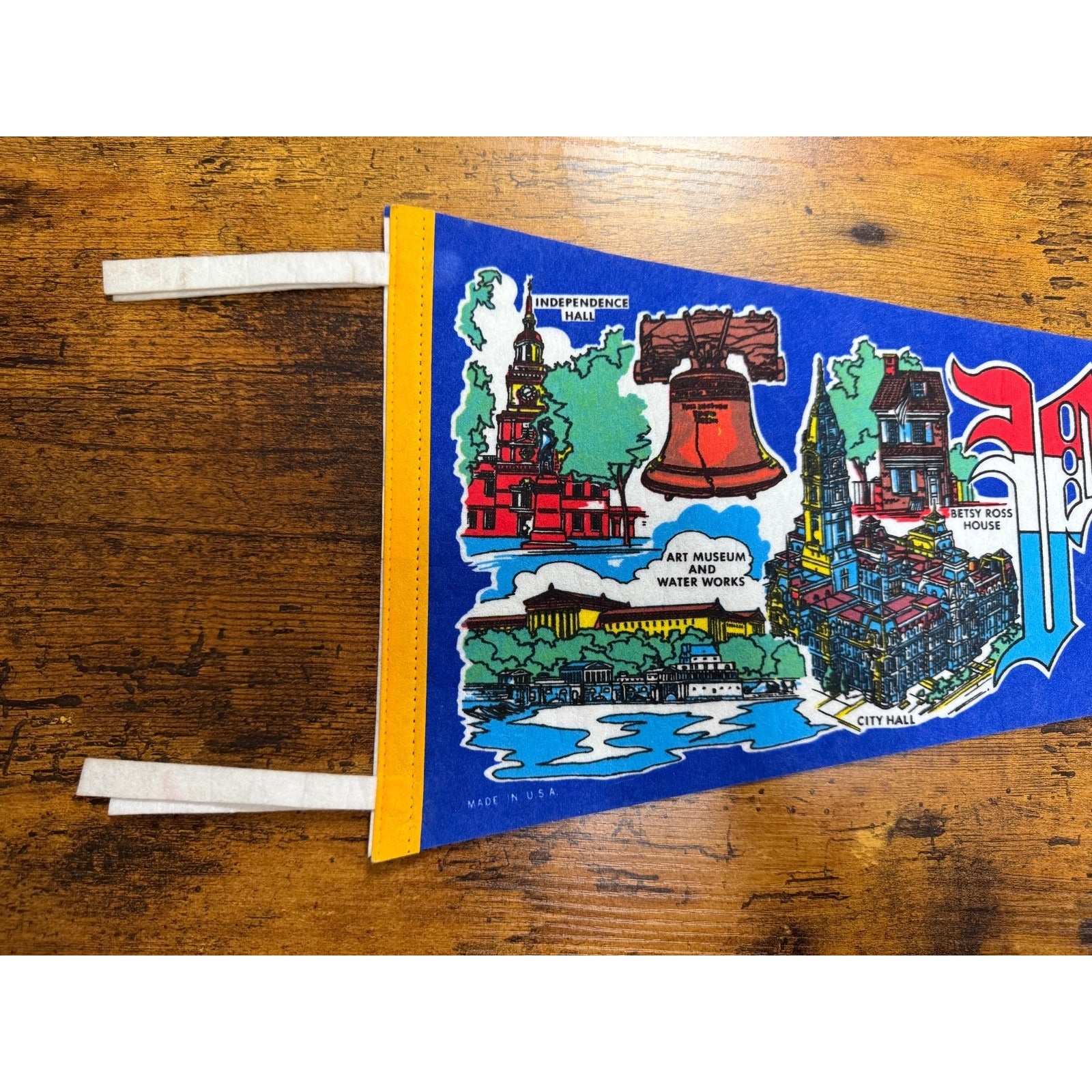Vintage Philadelphia, Pennsylvania pennant