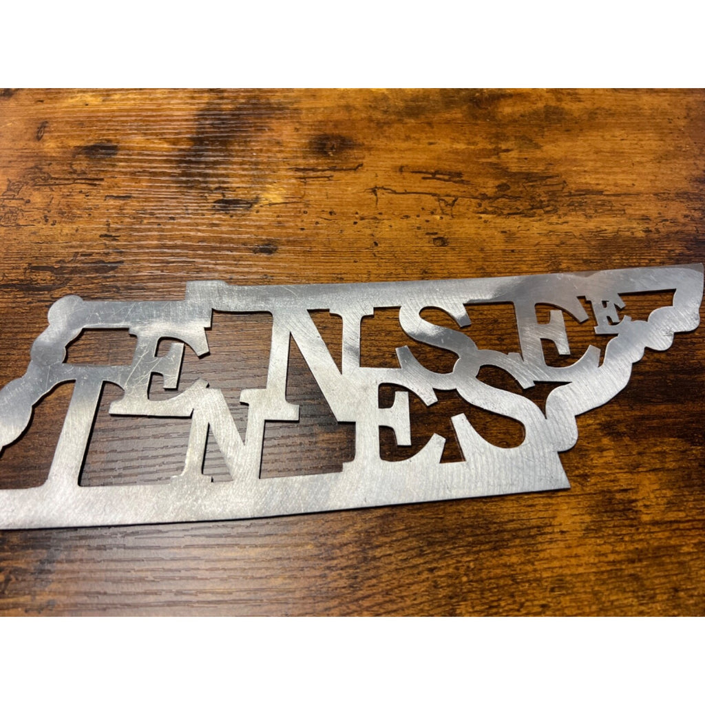 Tennessee cut out Metal sign