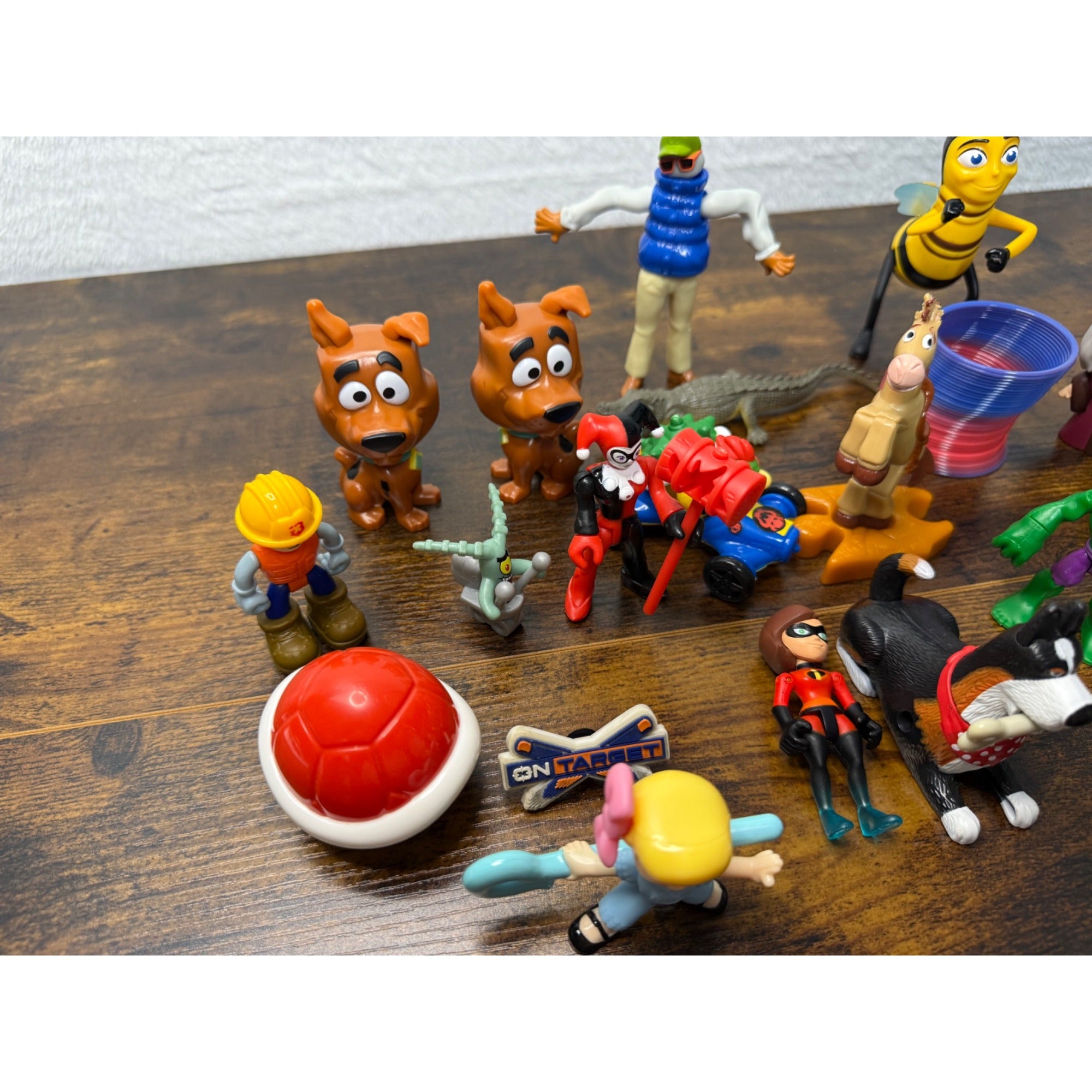 Mixed Lot Of Cartoon & Movie Character Figurines Toys And Accessories