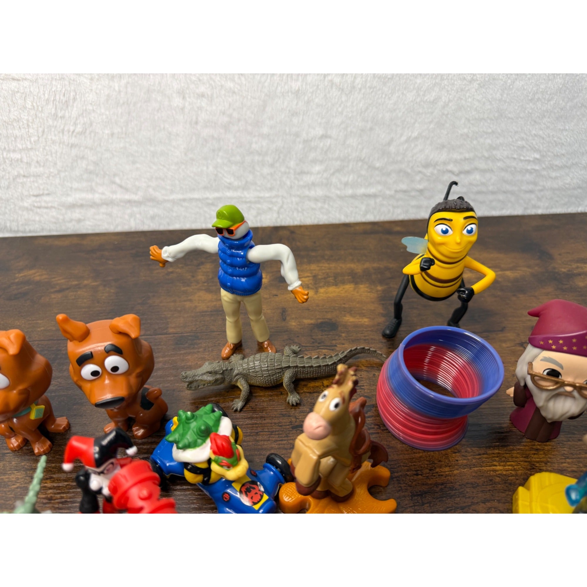 Mixed Lot Of Cartoon & Movie Character Figurines Toys And Accessories
