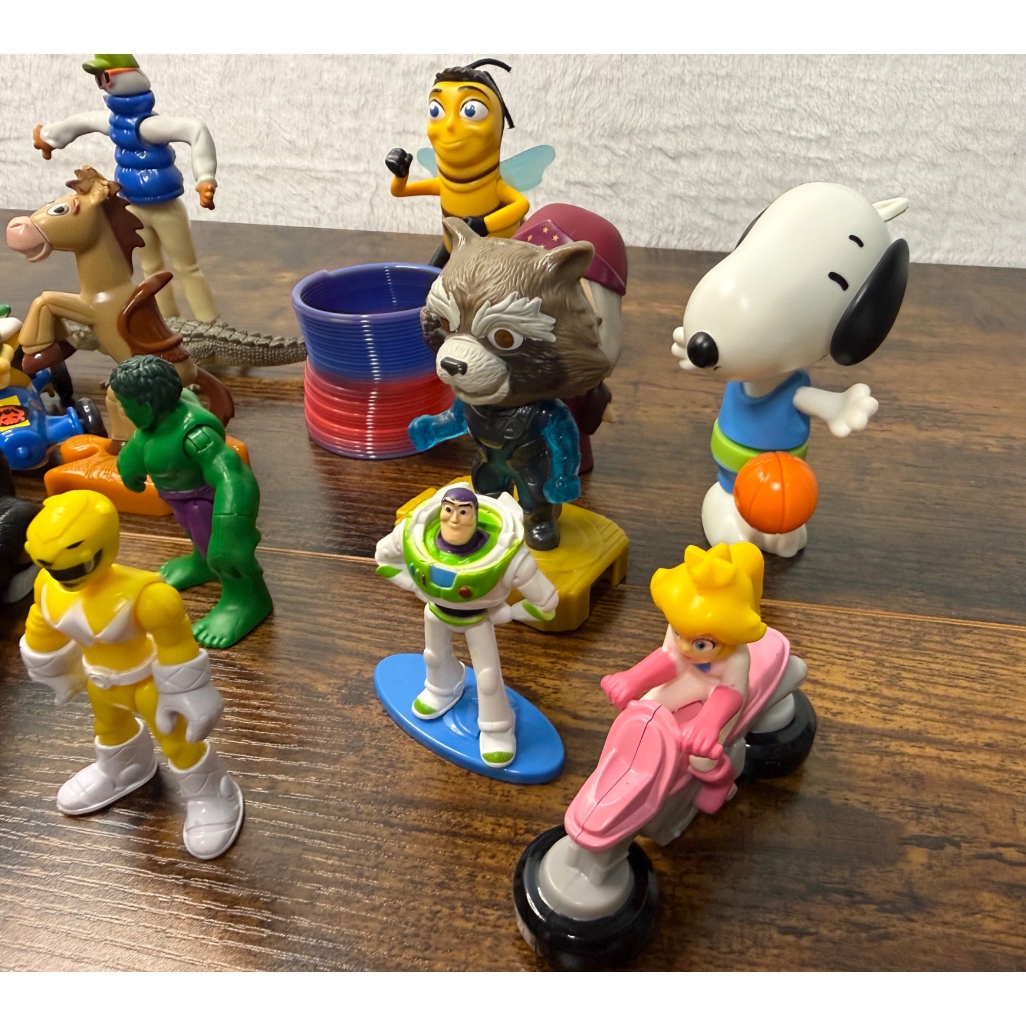 Mixed Lot Of Cartoon & Movie Character Figurines Toys And Accessories