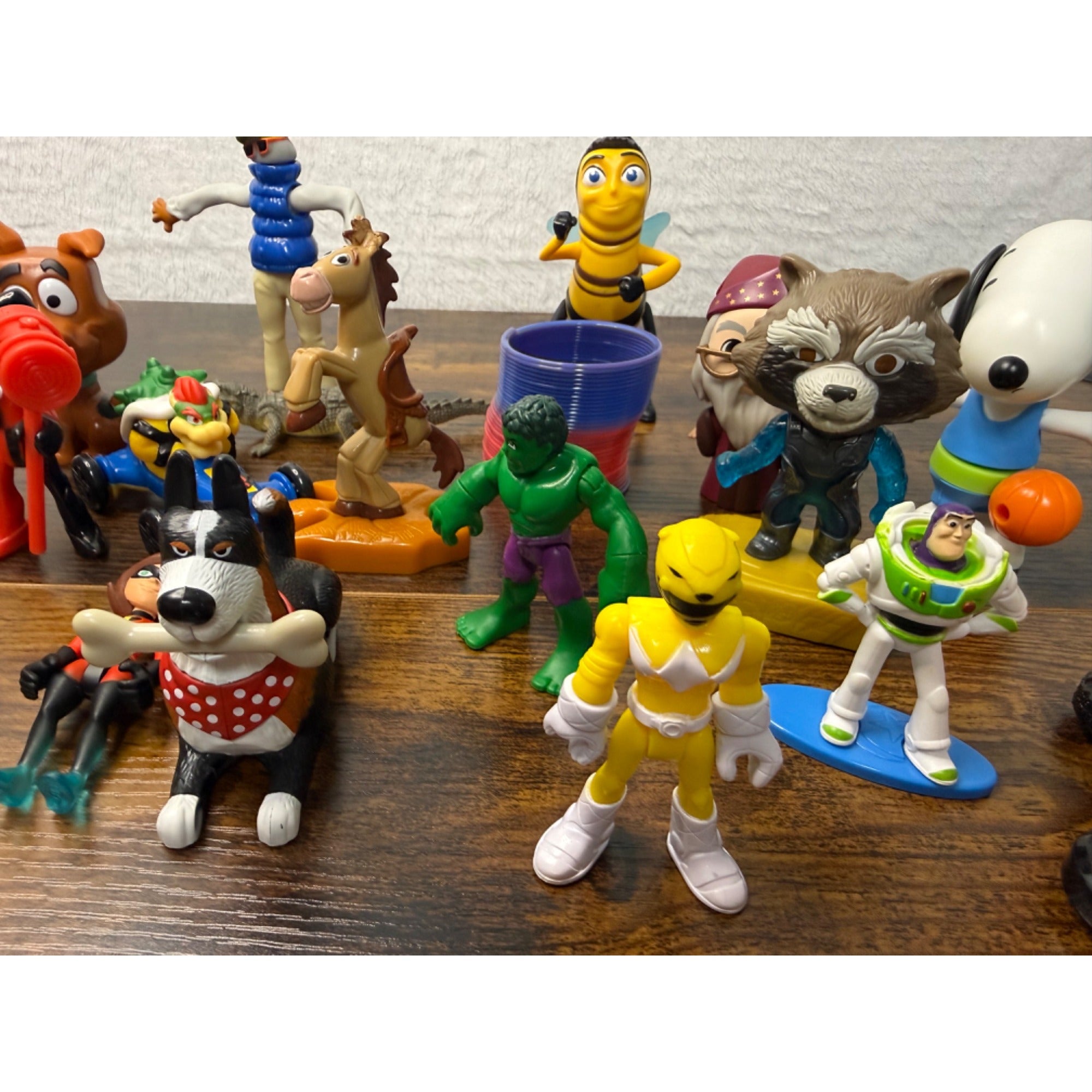 Mixed Lot Of Cartoon & Movie Character Figurines Toys And Accessories
