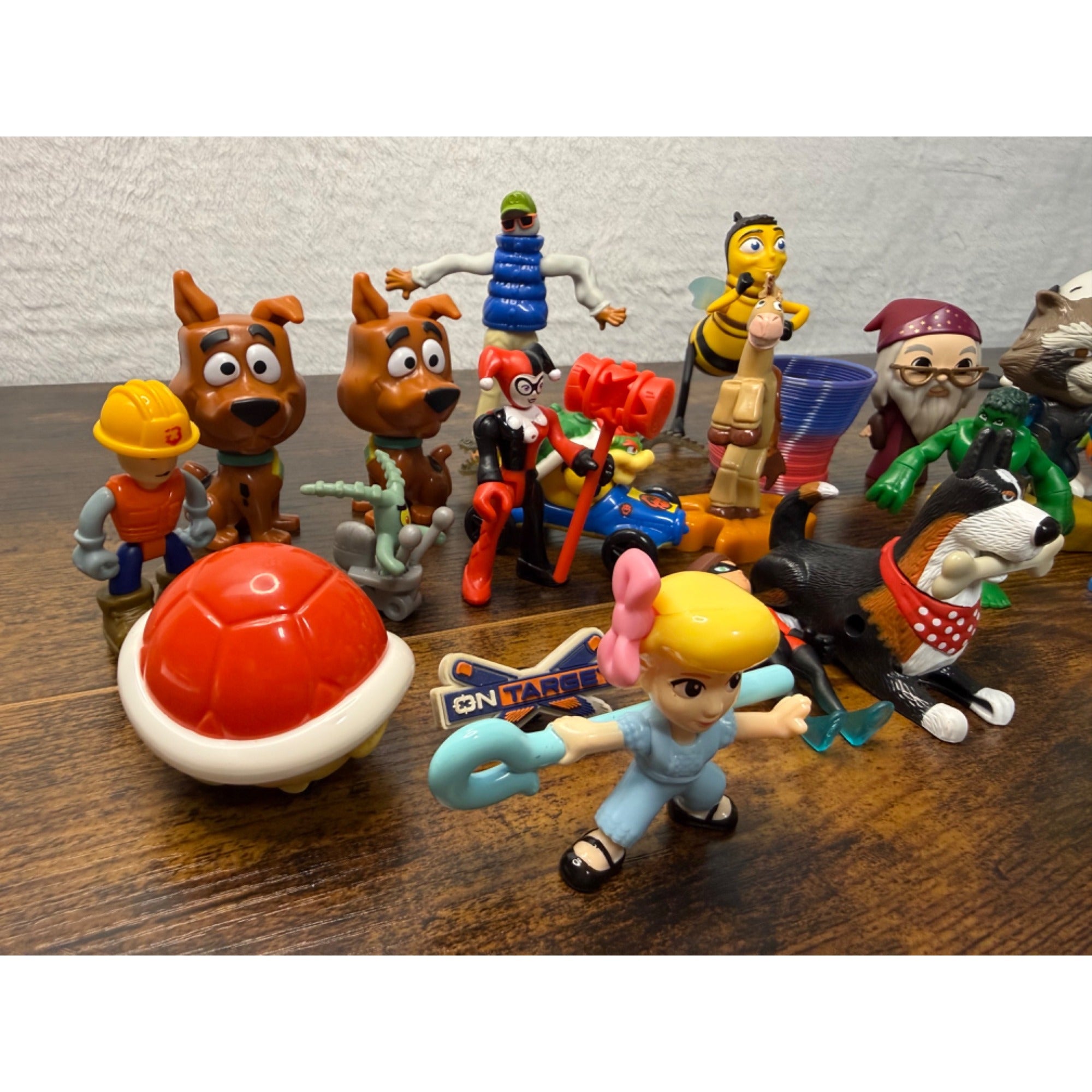 Mixed Lot Of Cartoon & Movie Character Figurines Toys And Accessories