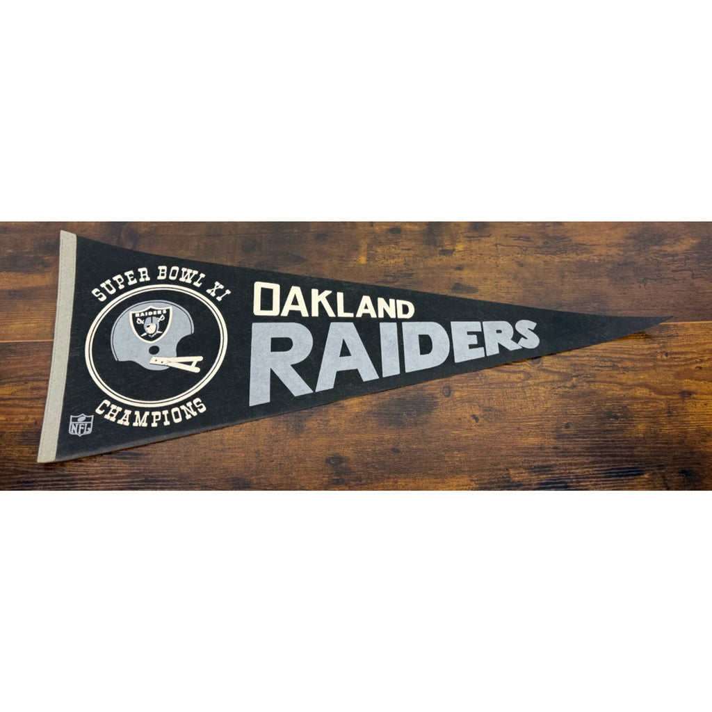 Oakland Raiders Super Bowl XI Champions Collectible Felt Pennant NFL Memorabilia