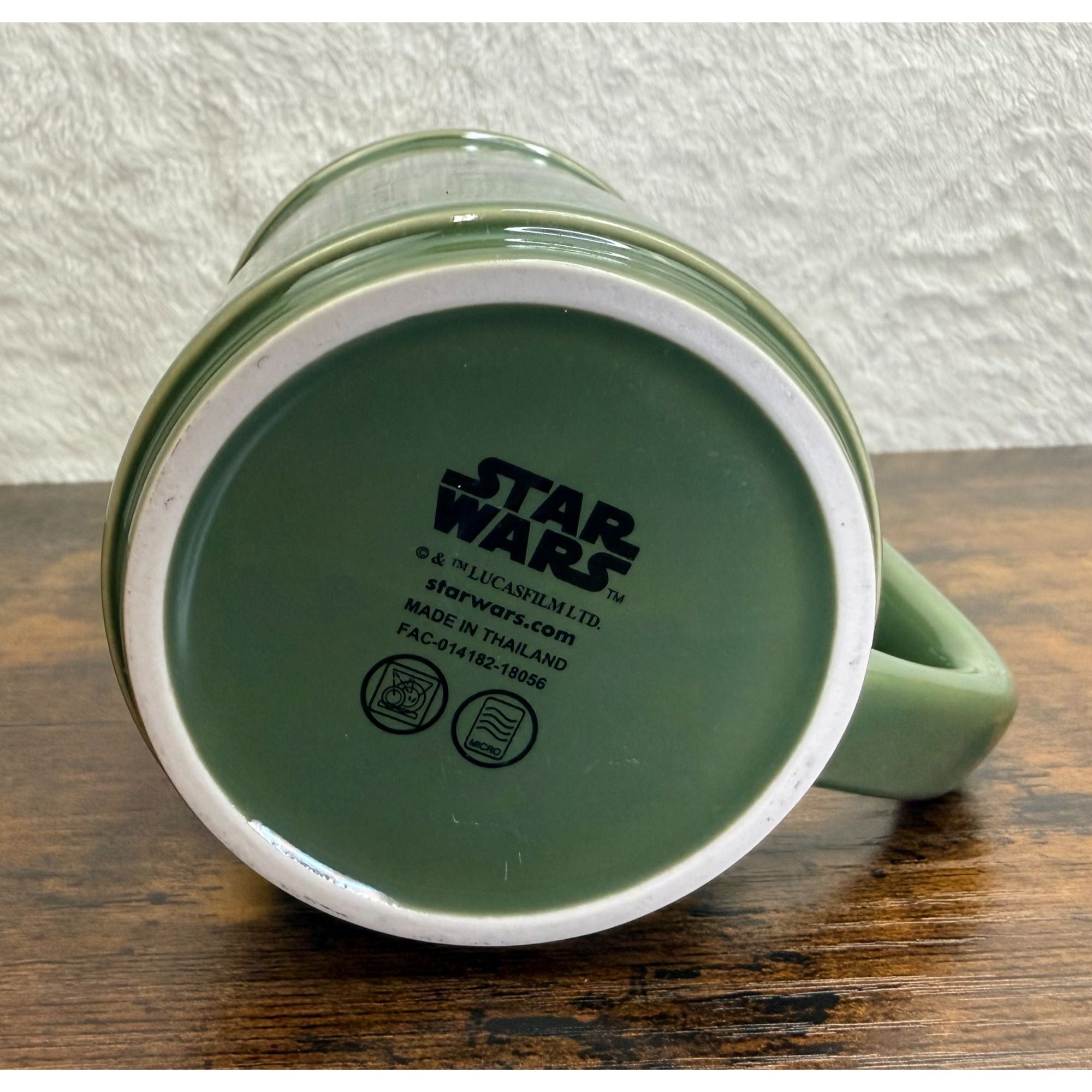 Star Wars T-65 X-Wing Starfighter Ceramic Mug Green Design 14 oz