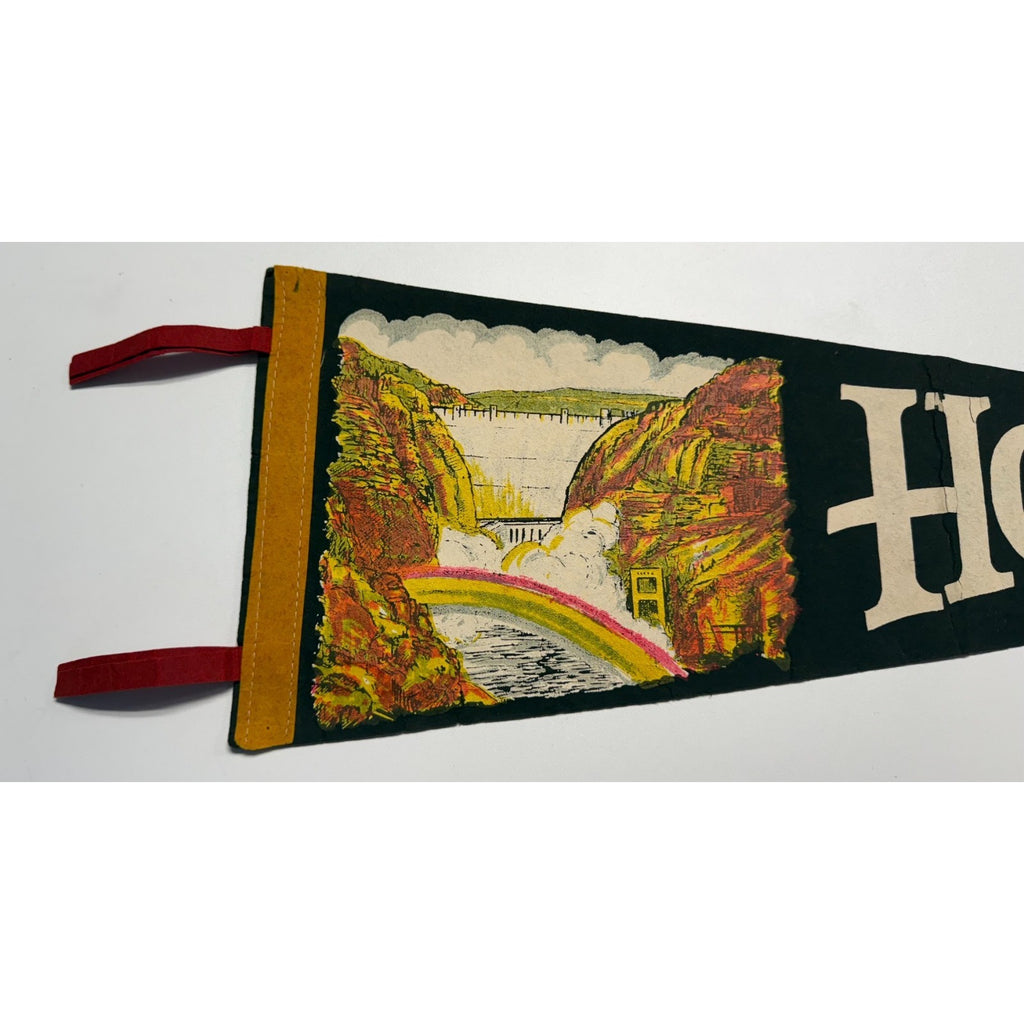 Vintage Hoover Dam pennant