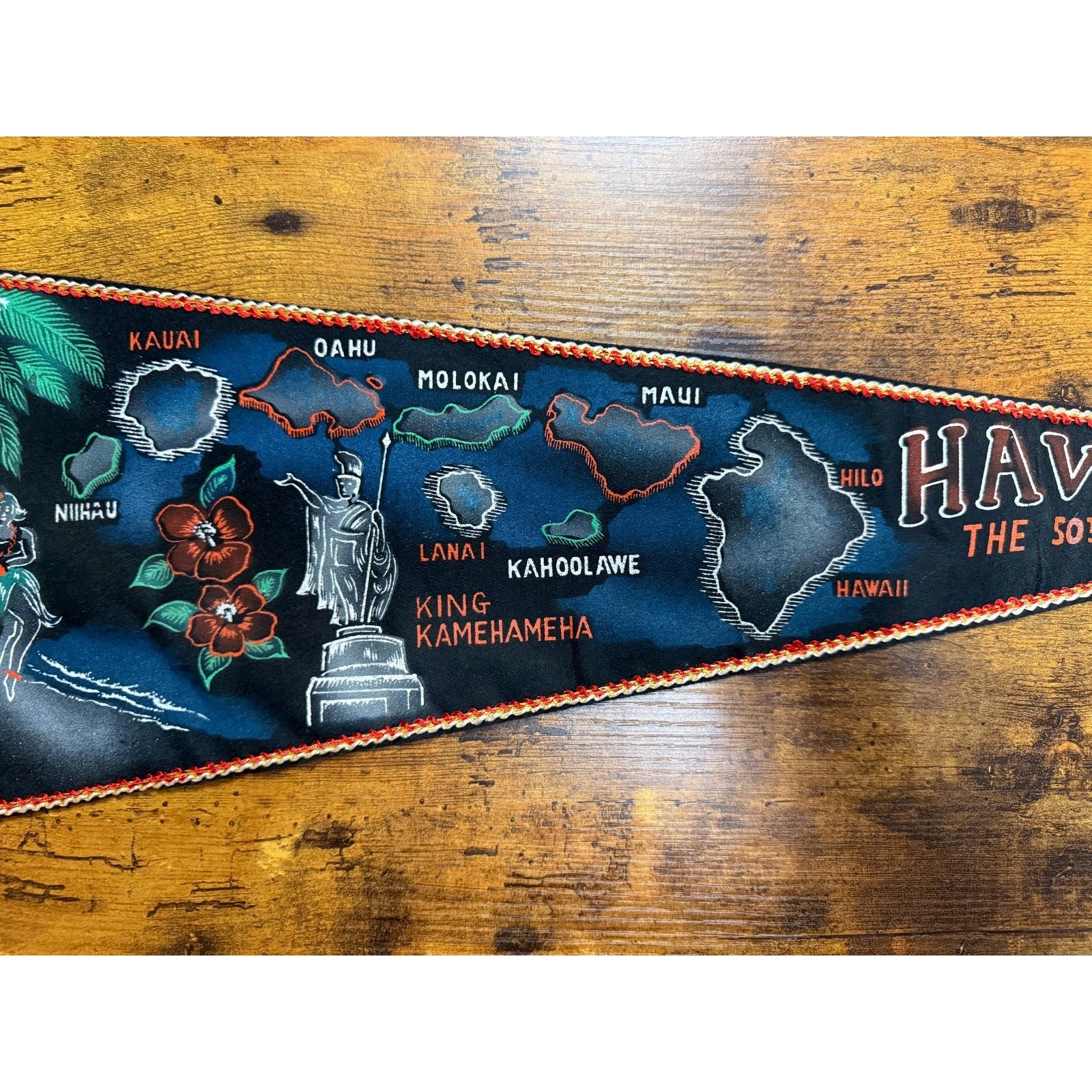 Vintage Hawaii The 50th State pennant