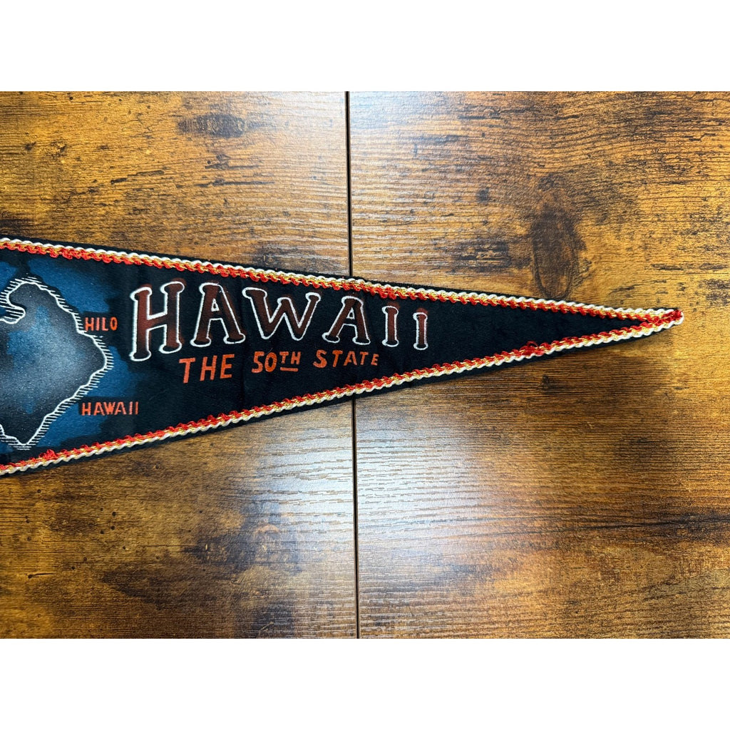 Vintage Hawaii The 50th State pennant