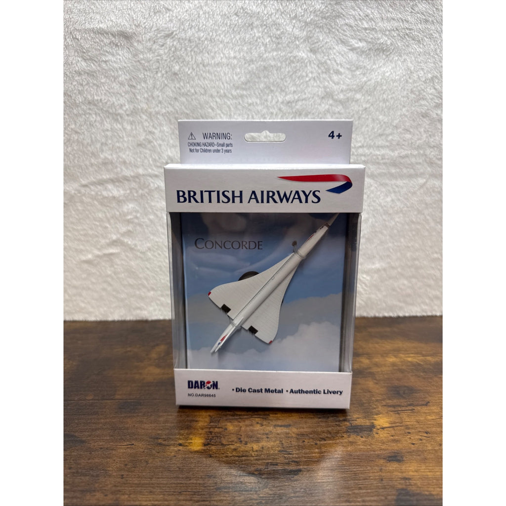 British Airways Concorde Die-Cast Metal Authentic Livery Model Plane For Ages 4+