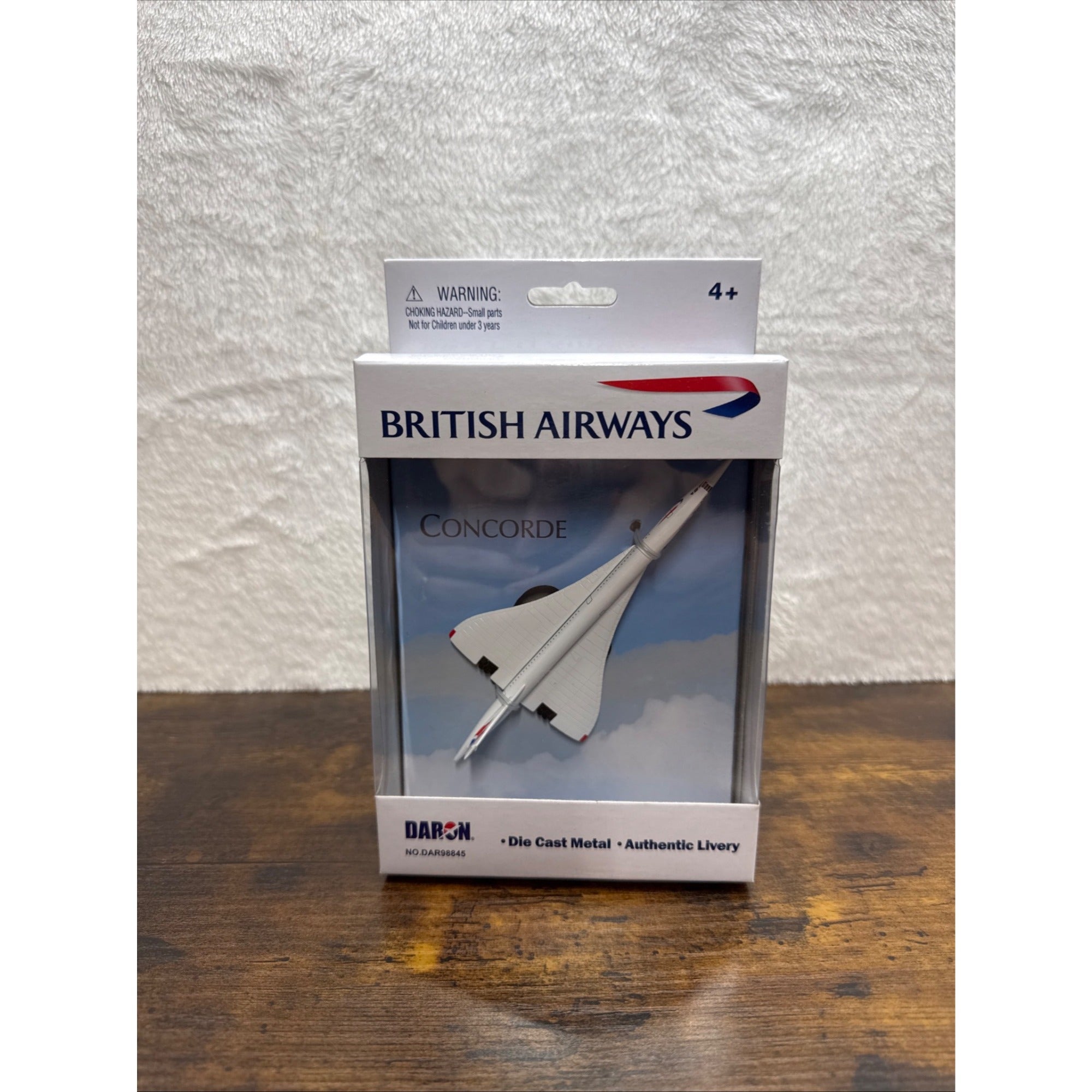 British Airways Concorde Die-Cast Metal Authentic Livery Model Plane For Ages 4+