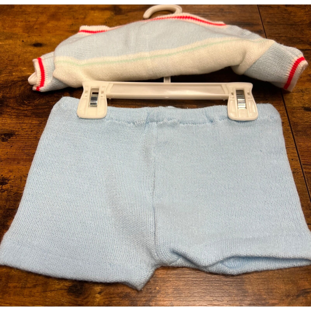 Vintage Glo-Knit 2 piece sweater set size 0/5 months Made in Japan